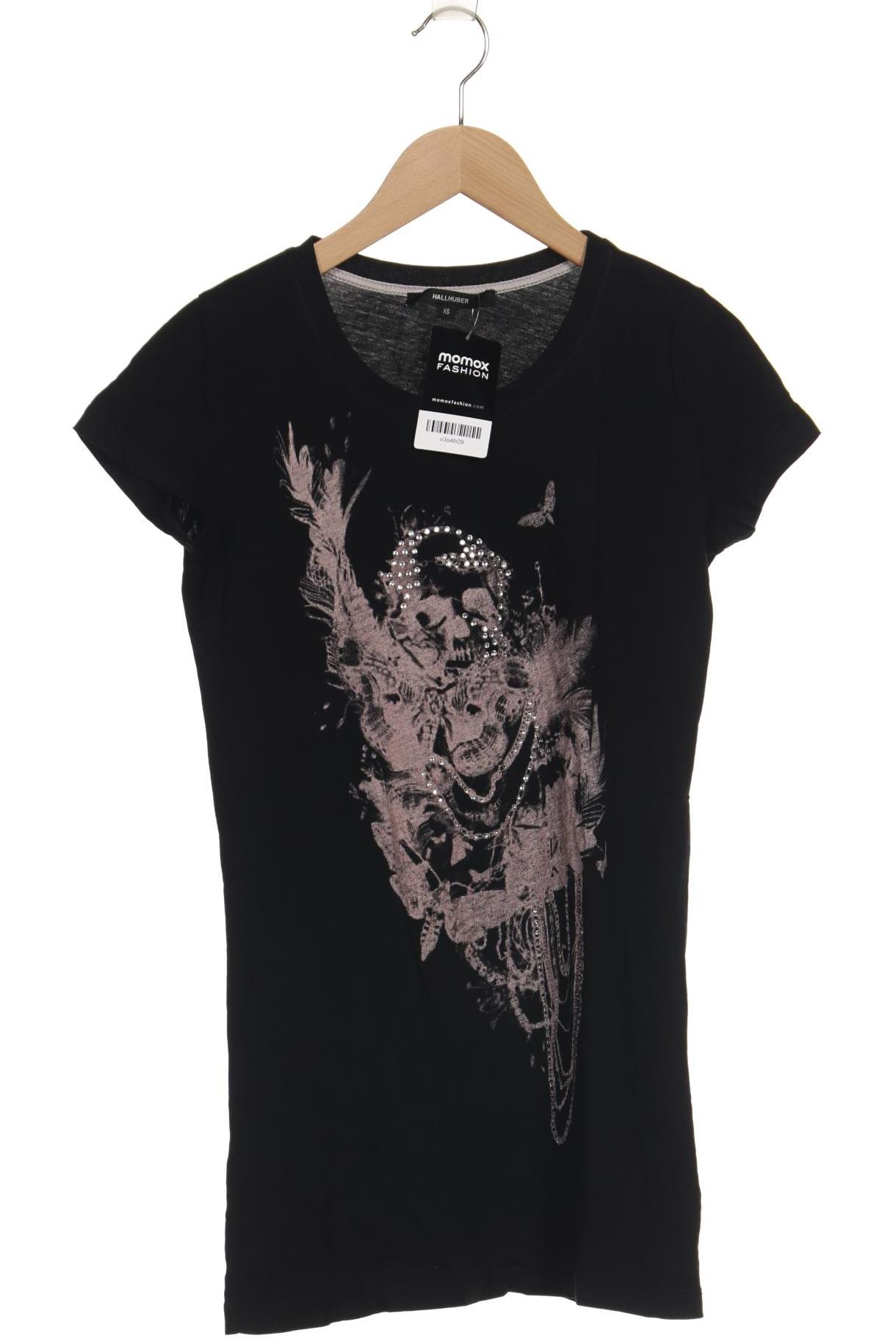 

Hallhuber Damen T-Shirt, schwarz, Gr. 34