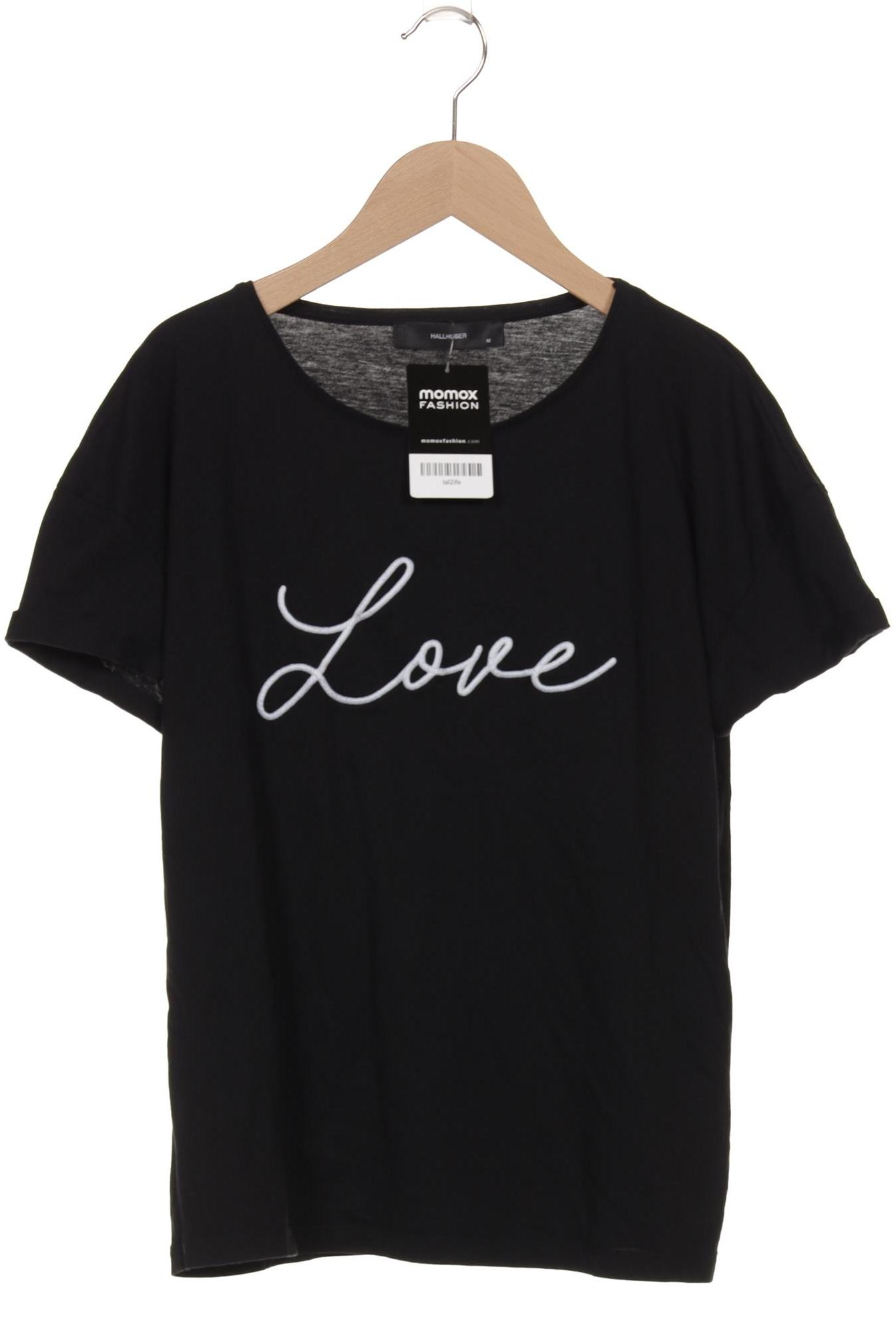 

Hallhuber Damen T-Shirt, schwarz, Gr. 38