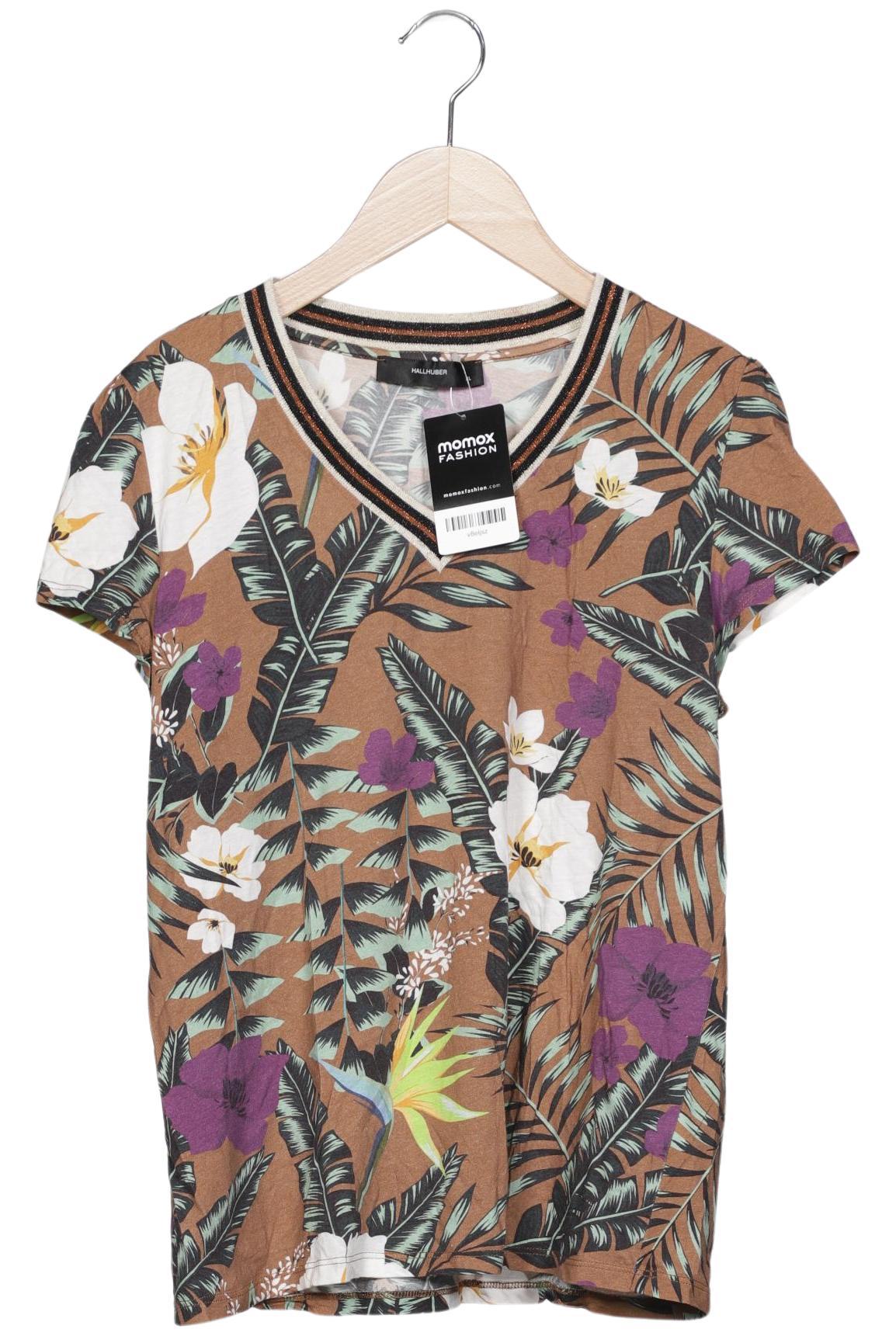 

Hallhuber Damen T-Shirt, braun, Gr. 44