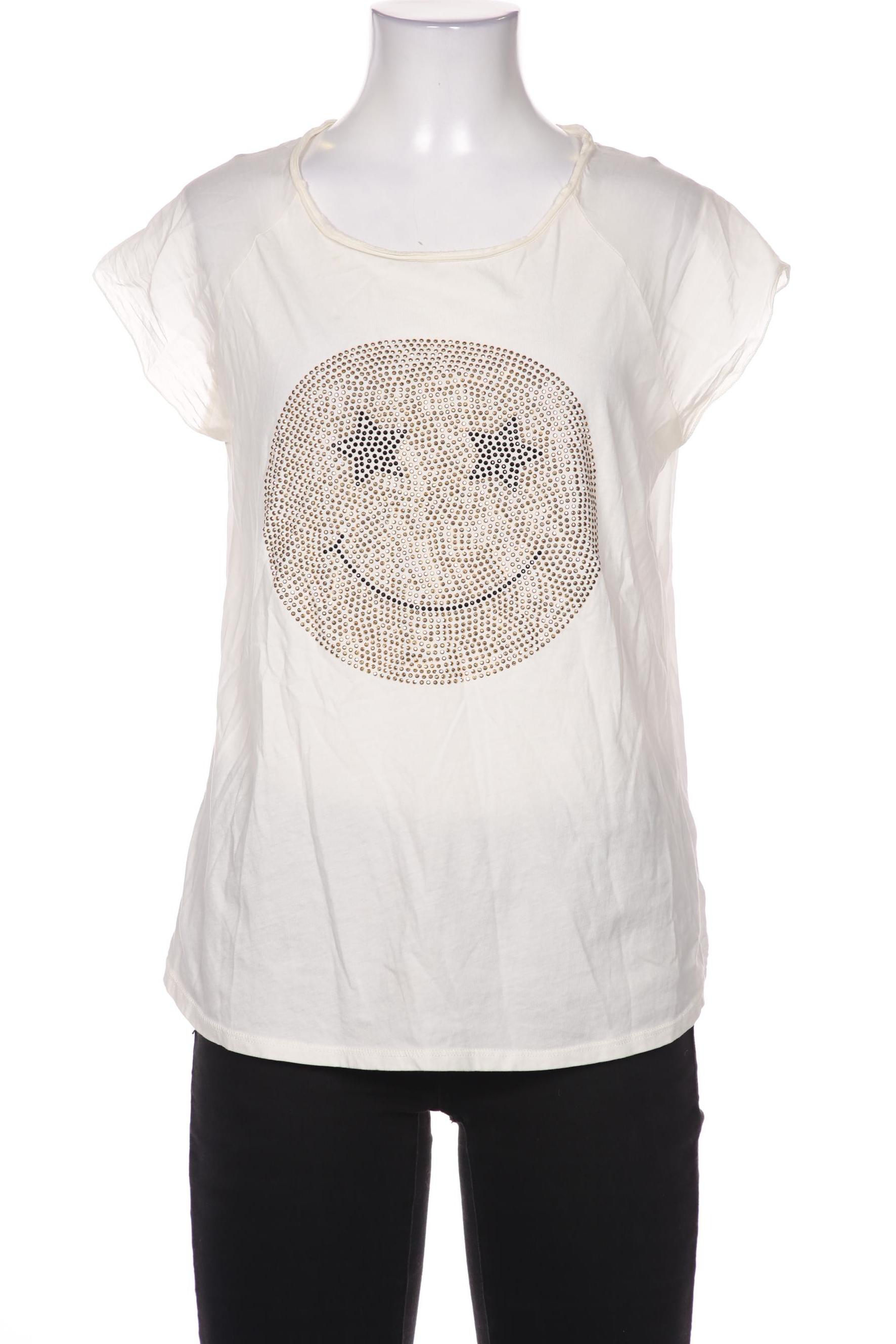 

Hallhuber Damen T-Shirt, cremeweiß, Gr. 36