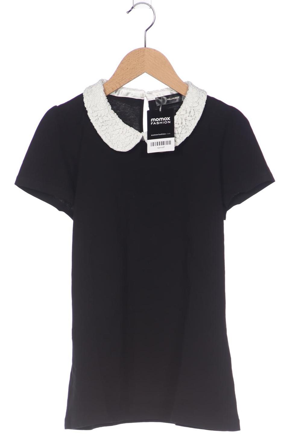 

Hallhuber Damen T-Shirt, schwarz, Gr. 36