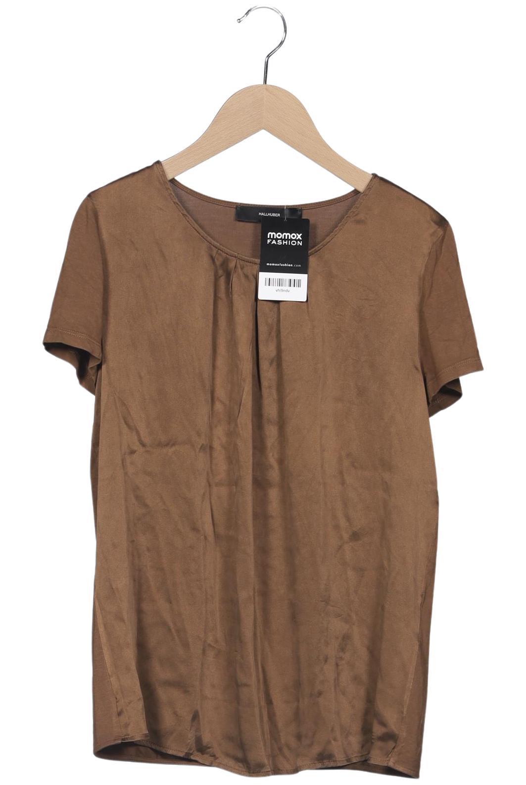 

Hallhuber Damen T-Shirt, braun, Gr. 36