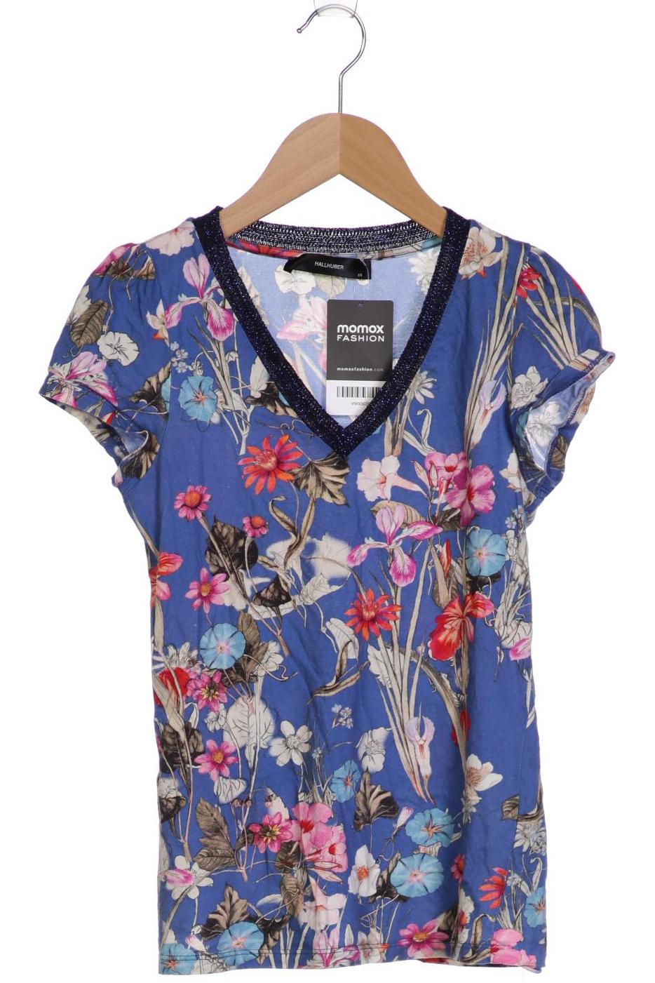 

Hallhuber Damen T-Shirt, blau, Gr. 34