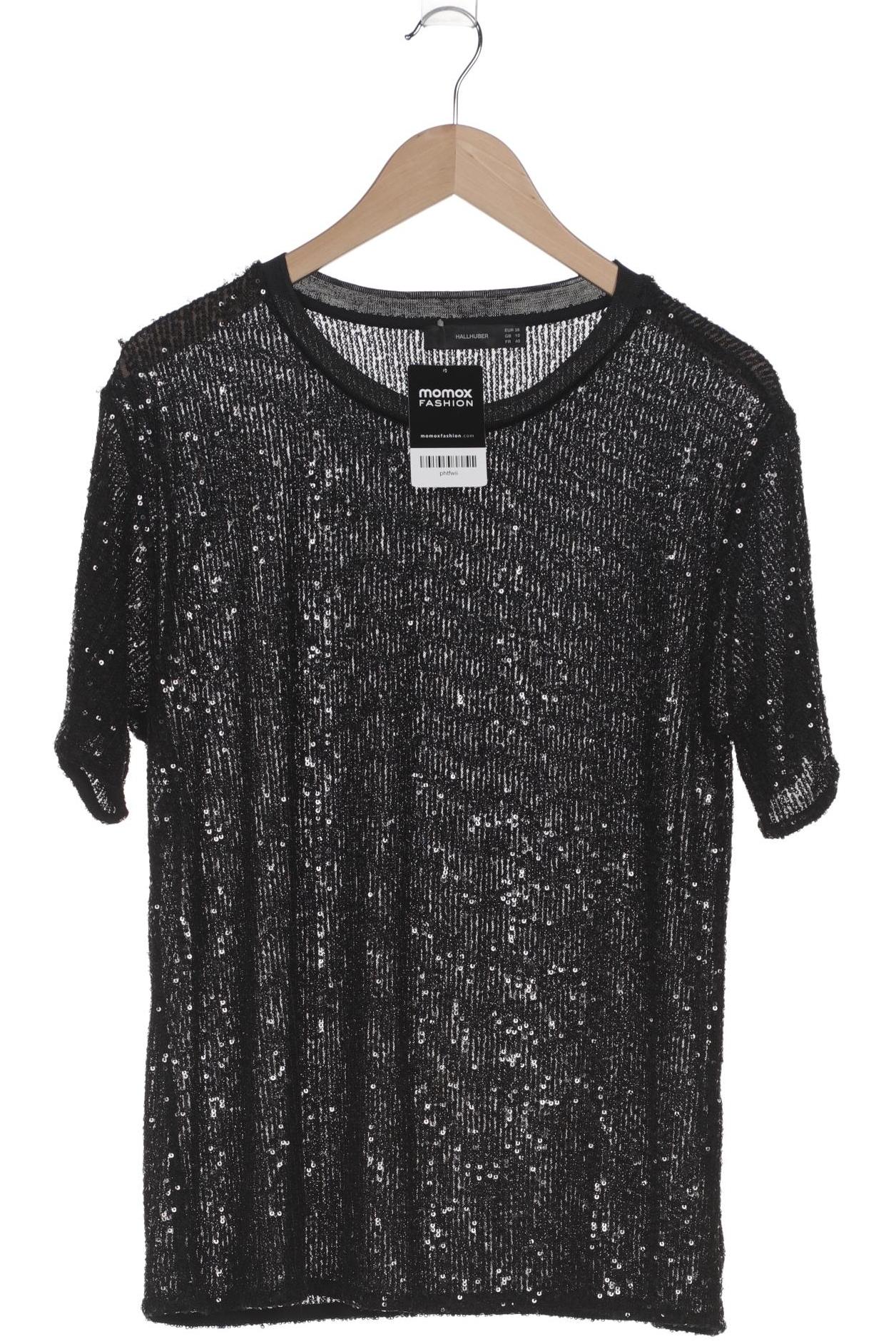 

Hallhuber Damen T-Shirt, schwarz, Gr. 38