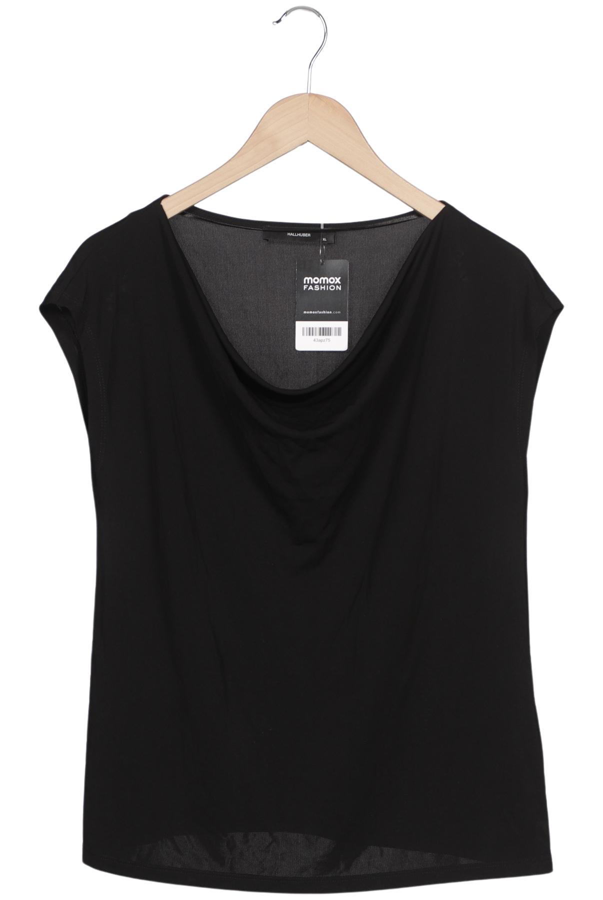 

Hallhuber Damen T-Shirt, schwarz, Gr. 44