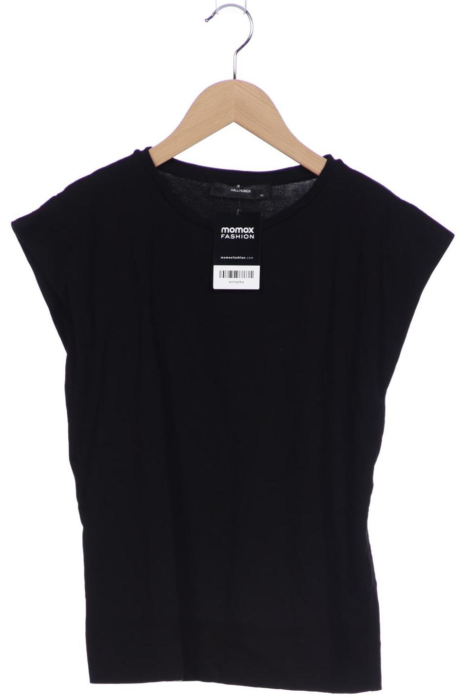 

Hallhuber Damen T-Shirt, schwarz, Gr. 34