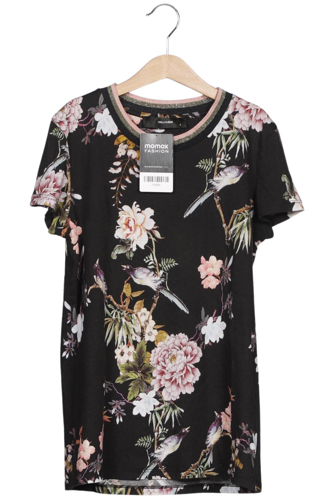 

Hallhuber Damen T-Shirt, schwarz, Gr. 36