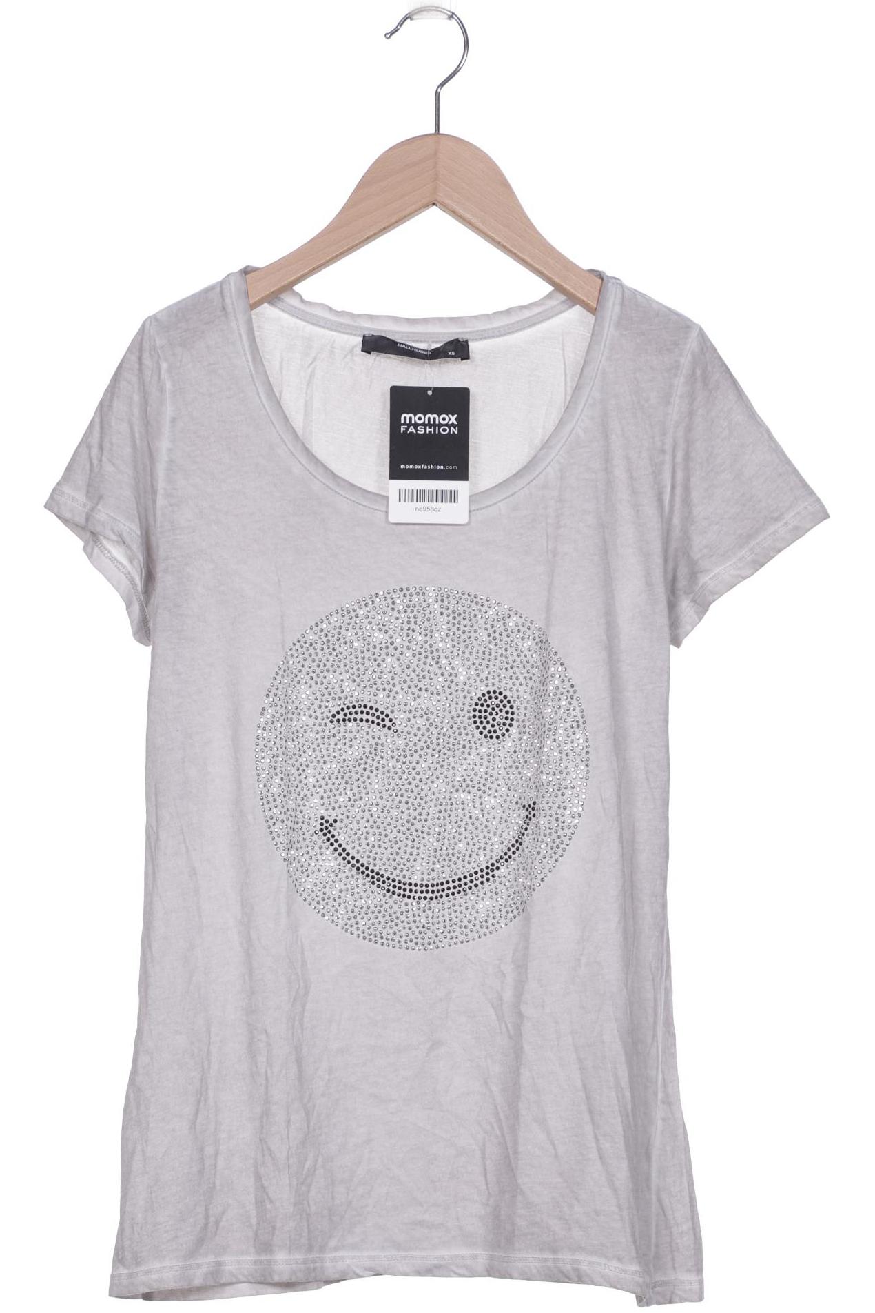 

Hallhuber Damen T-Shirt, grau, Gr. 34