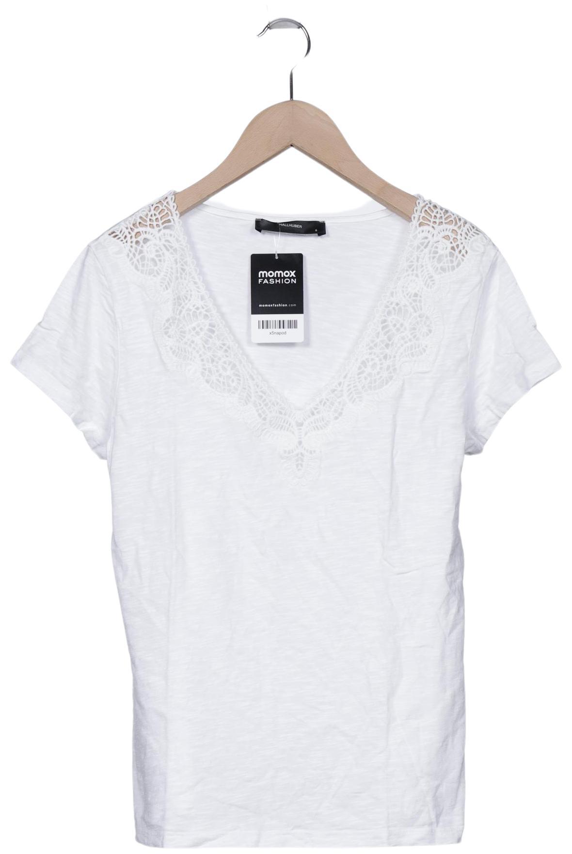 

Hallhuber Damen T-Shirt, weiß, Gr. 36