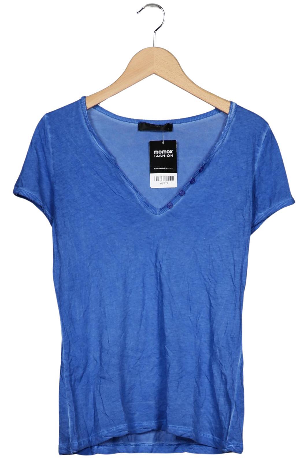 

Hallhuber Damen T-Shirt, blau, Gr. 38