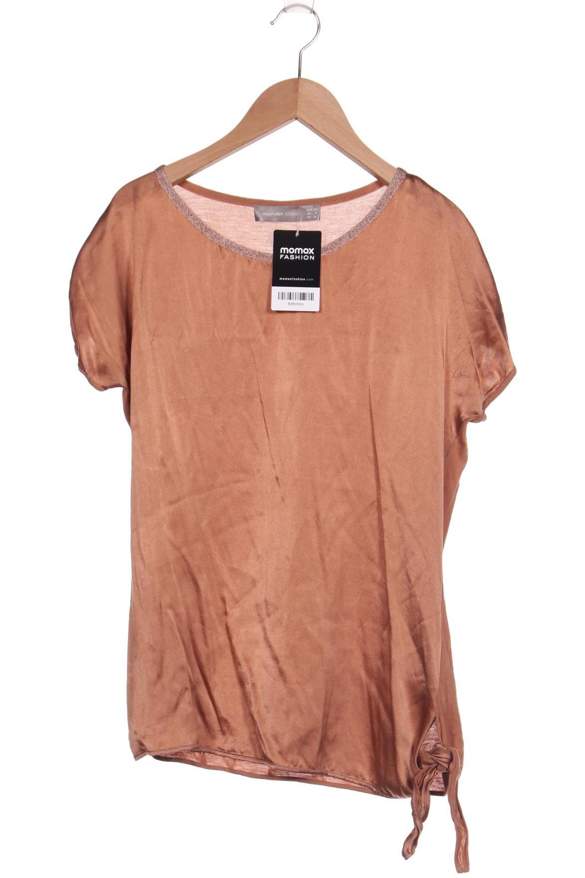 

Hallhuber Damen T-Shirt, braun, Gr. 36