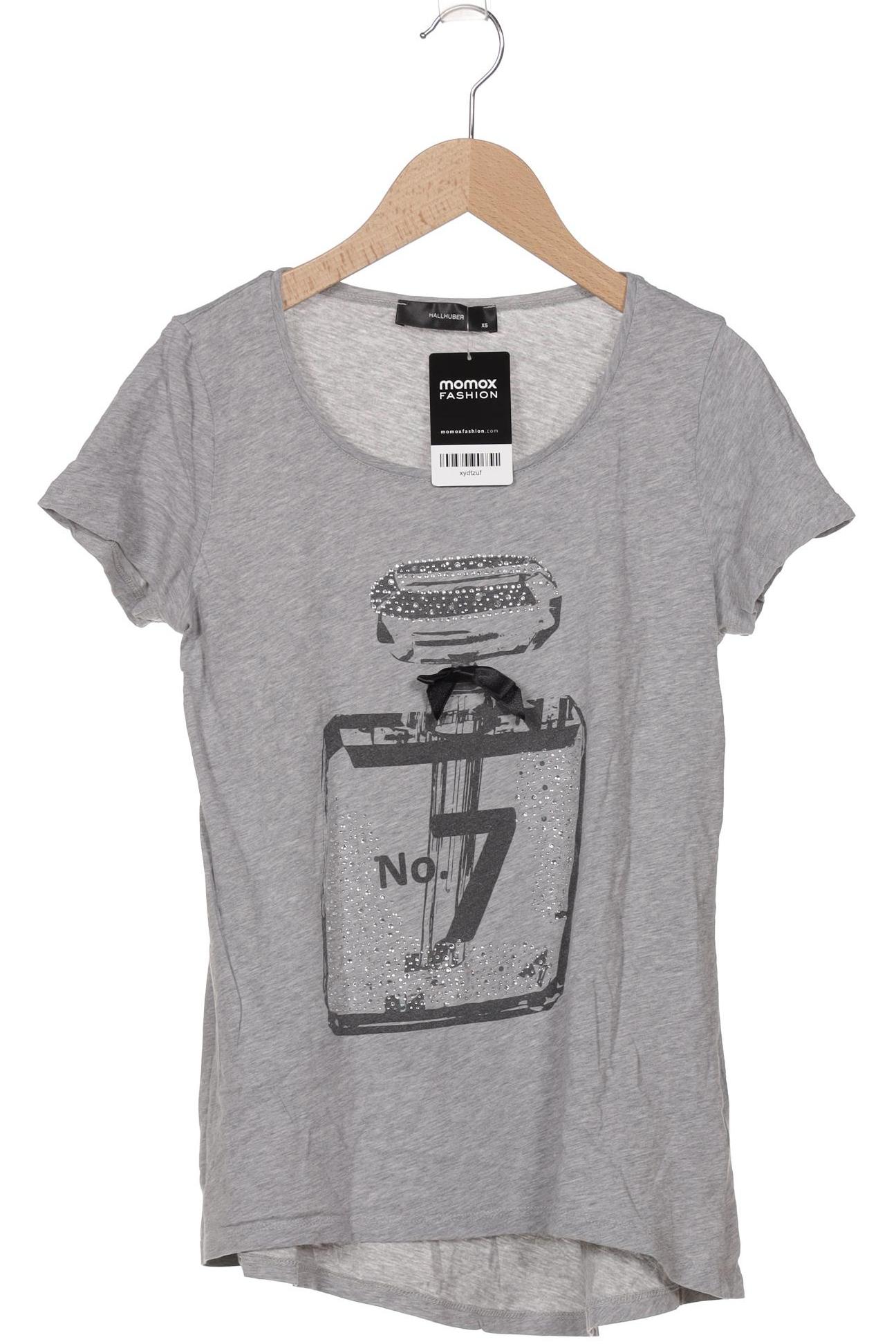 

Hallhuber Damen T-Shirt, grau, Gr. 34