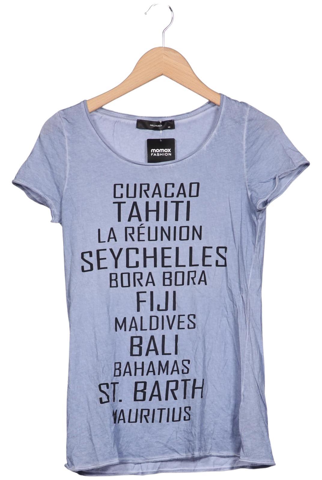 

Hallhuber Damen T-Shirt, hellblau, Gr. 34