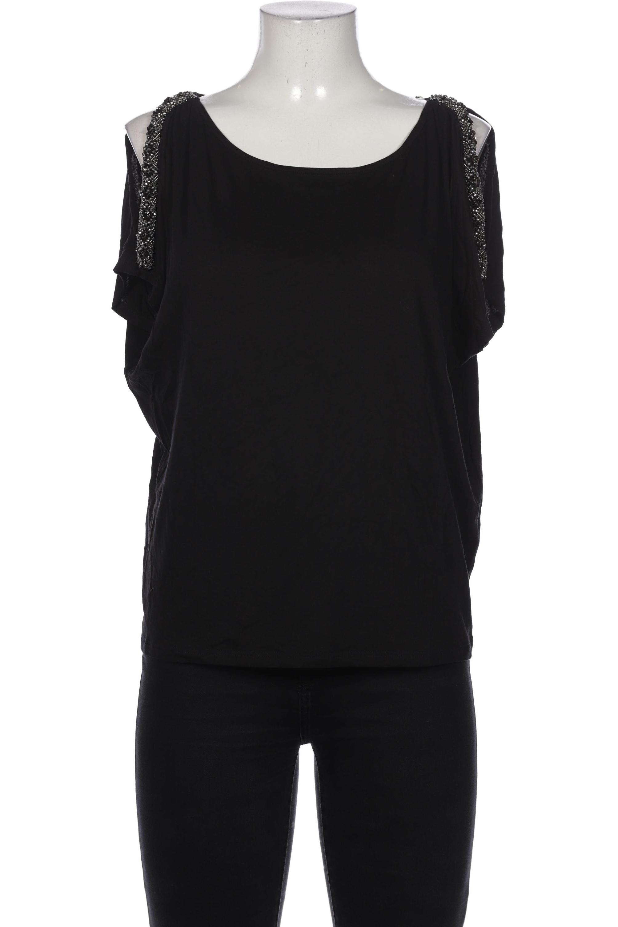 

Hallhuber Damen T-Shirt, schwarz, Gr. 38
