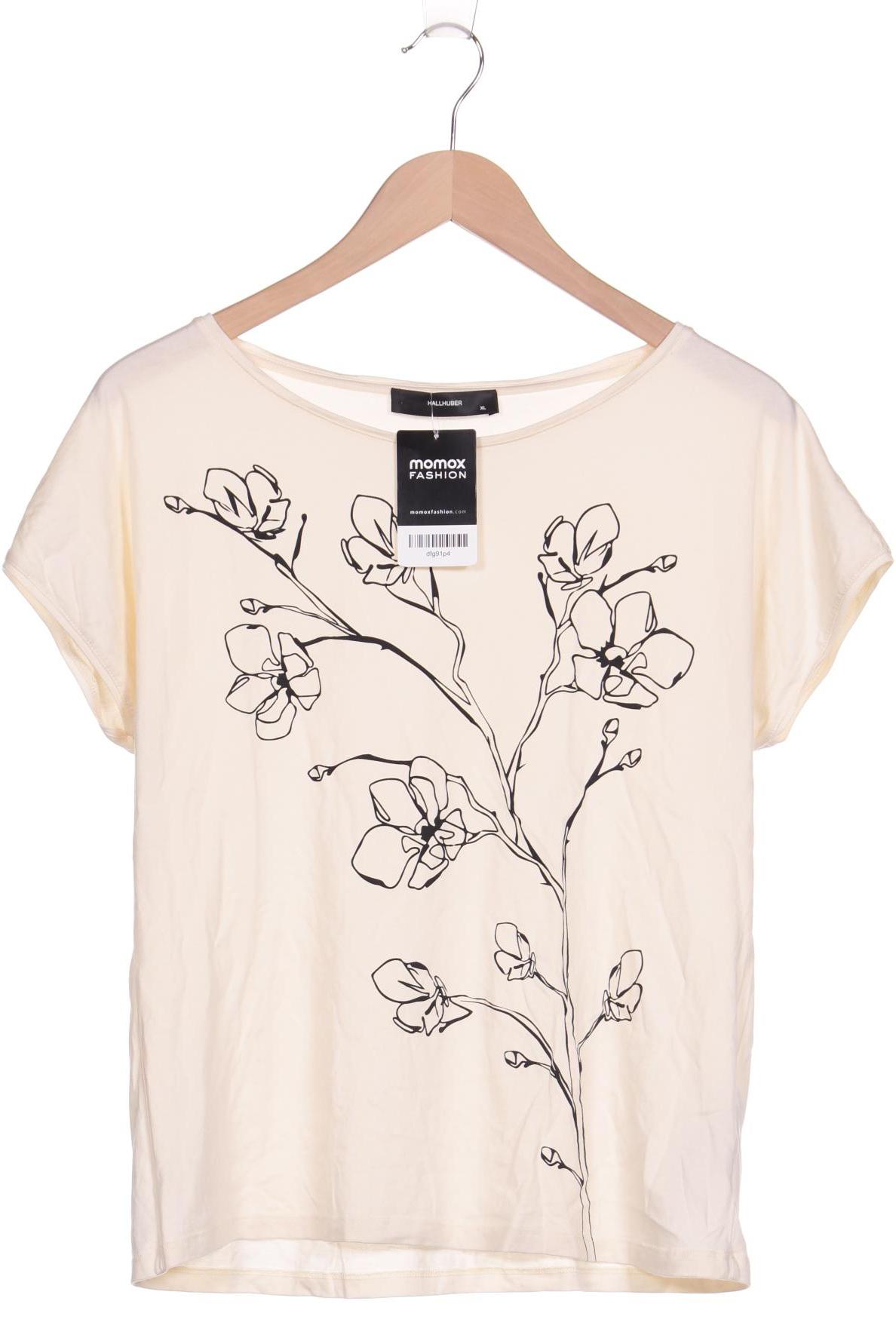 

Hallhuber Damen T-Shirt, cremeweiß, Gr. 44