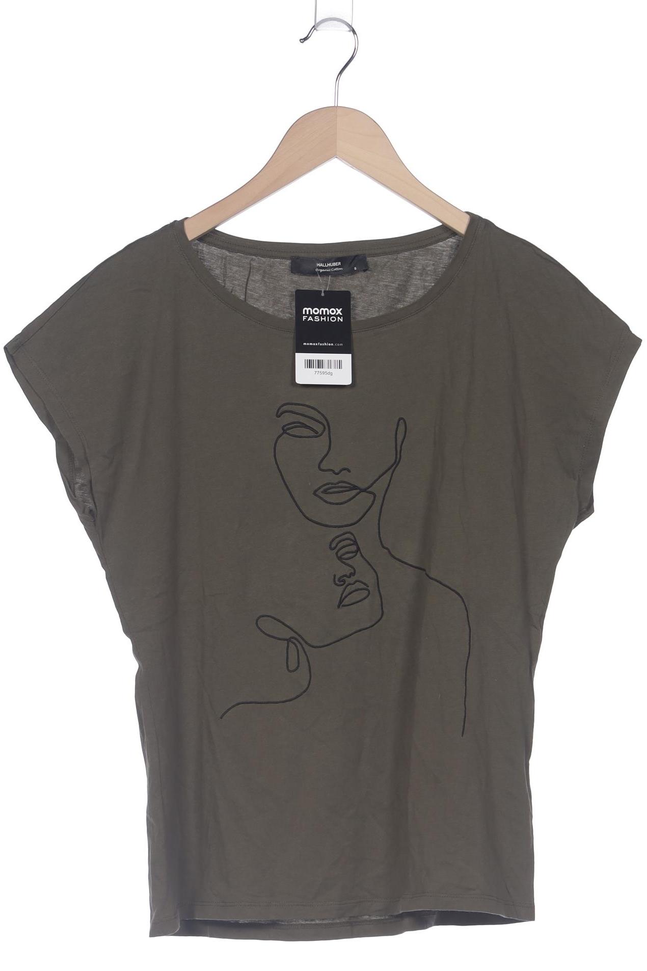 

Hallhuber Damen T-Shirt, grün, Gr. 36