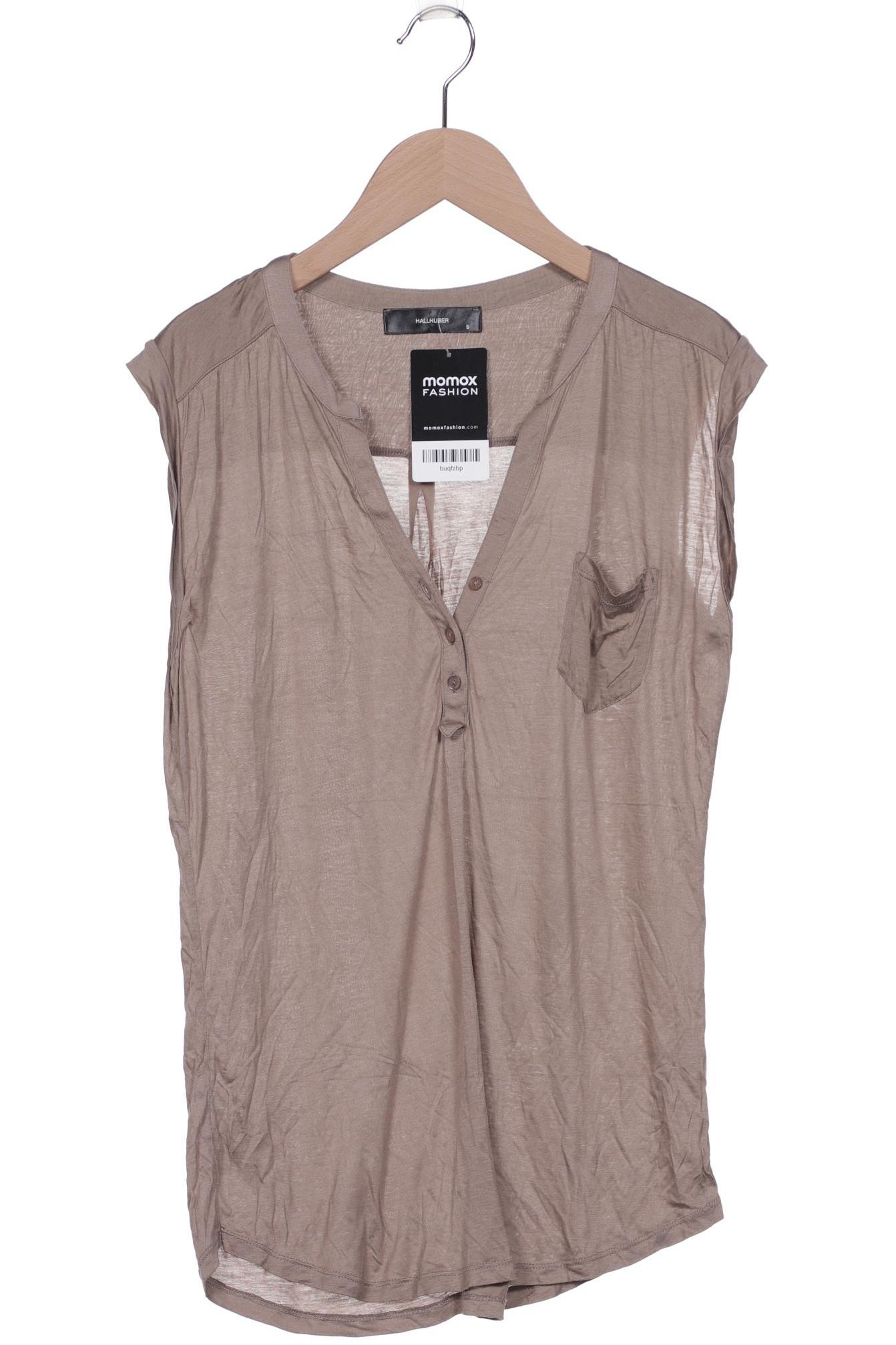 

Hallhuber Damen T-Shirt, braun, Gr. 36