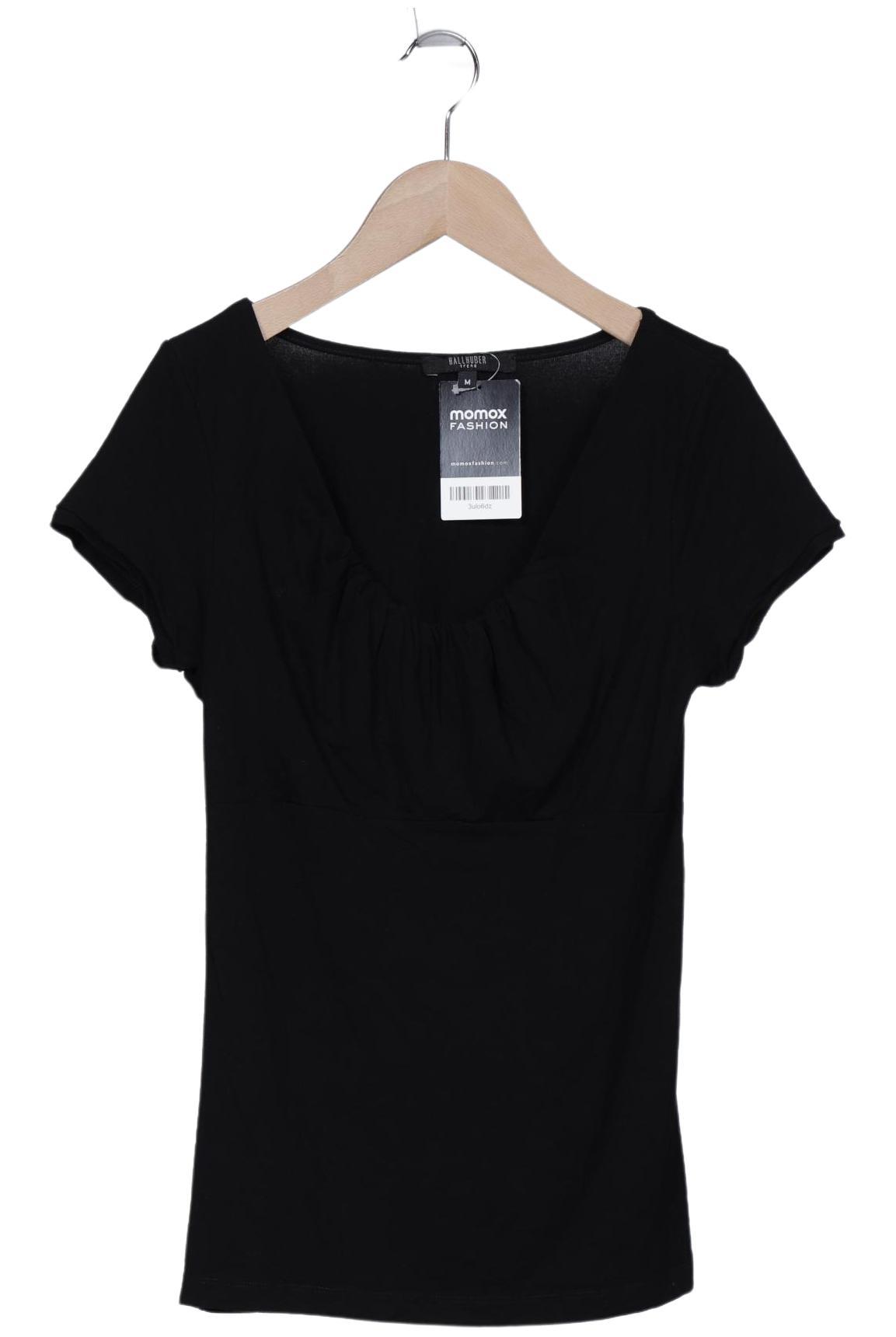 

Hallhuber Damen T-Shirt, schwarz, Gr. 38