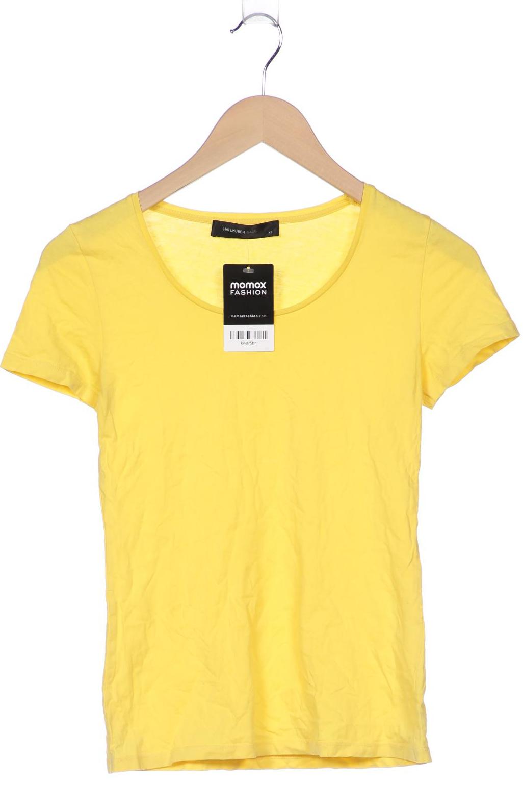

Hallhuber Damen T-Shirt, gelb, Gr. 34