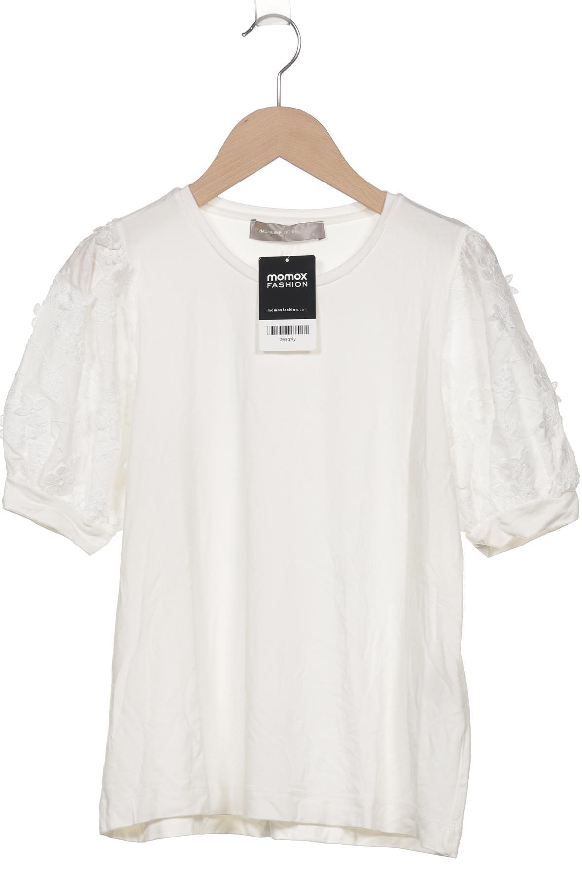 

Hallhuber Damen T-Shirt, cremeweiß, Gr. 36