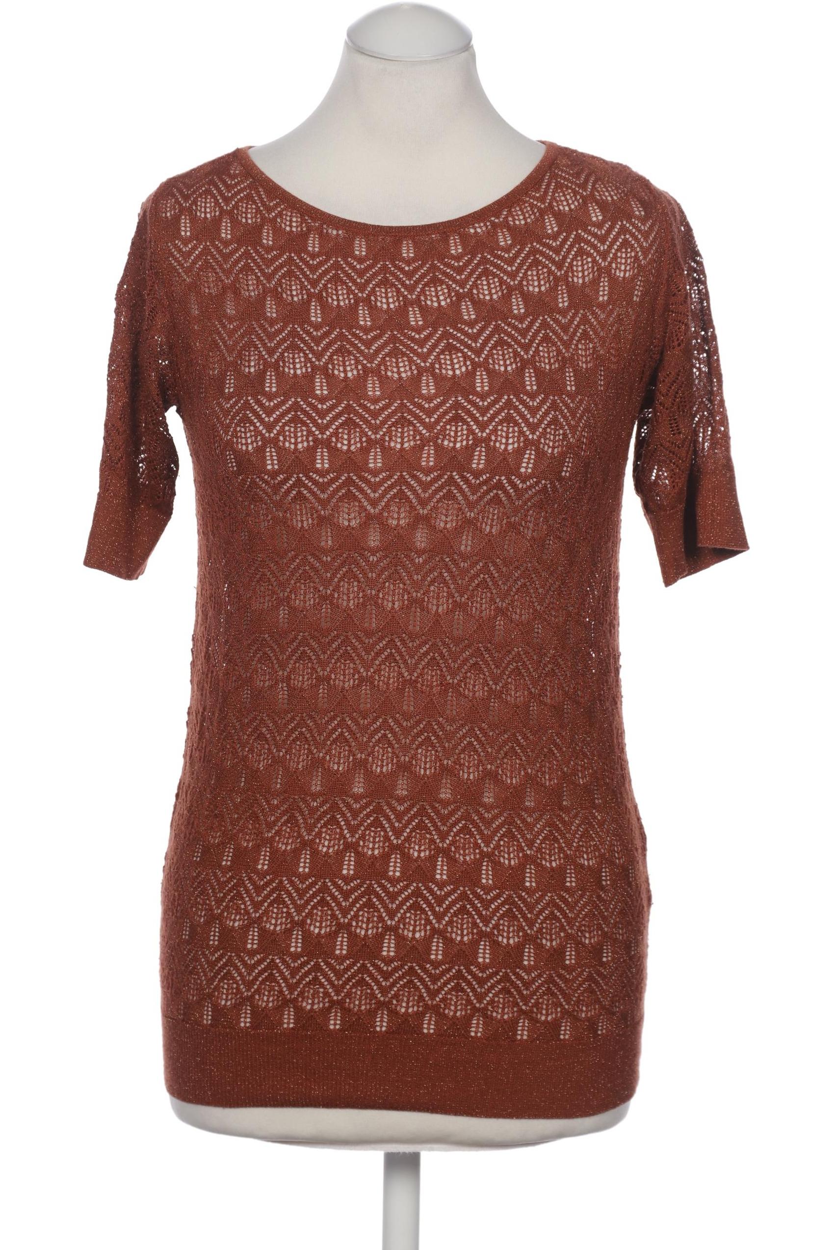

Hallhuber Damen T-Shirt, braun, Gr. 36
