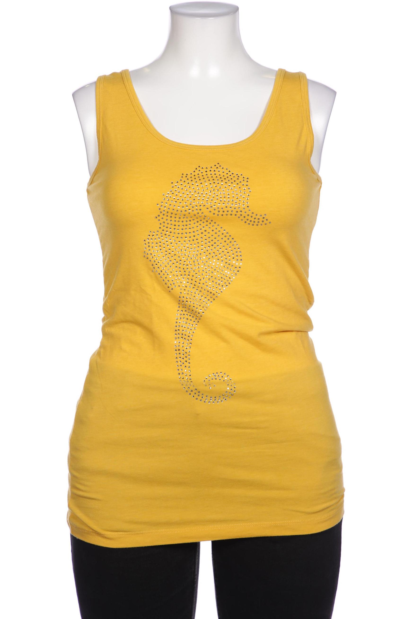 

Hallhuber Damen Top, gelb, Gr. 42