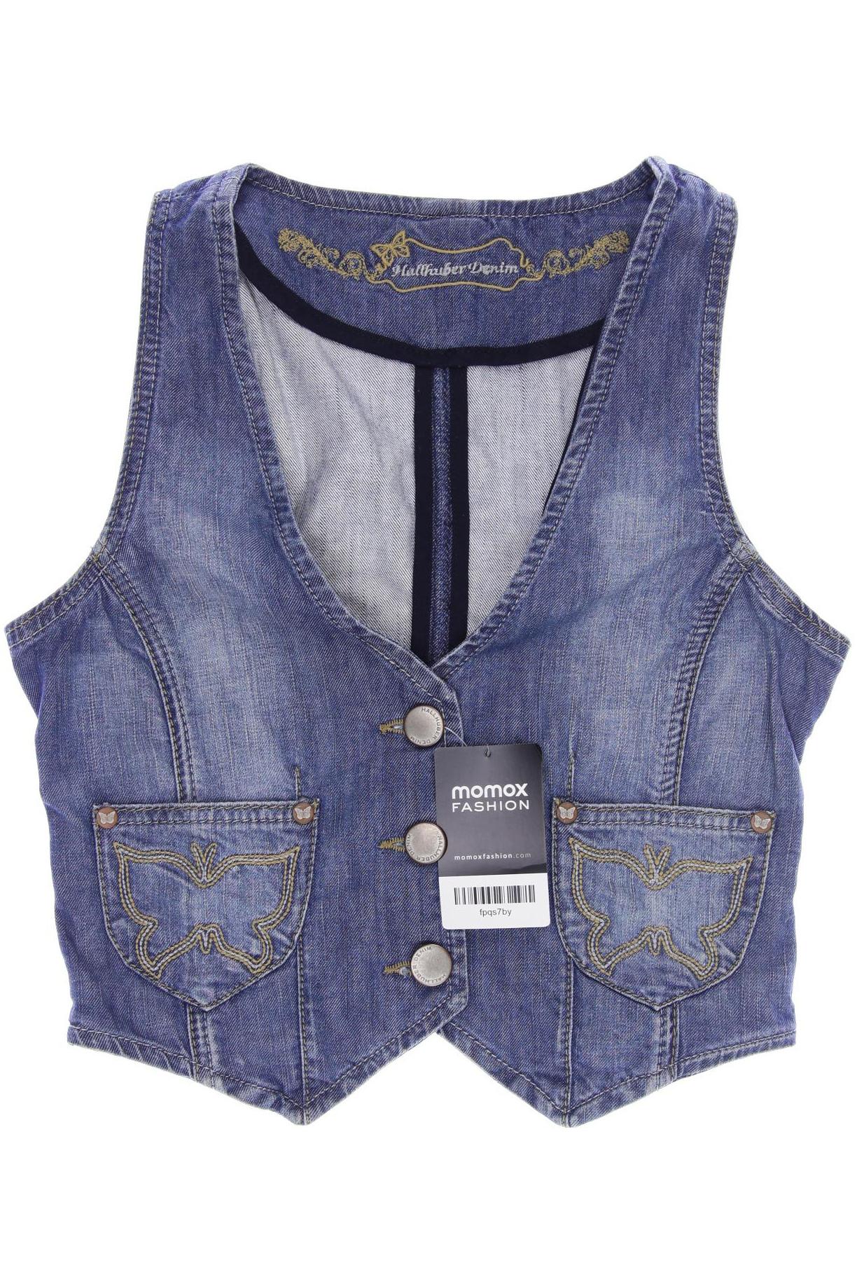 

Hallhuber Damen Weste, blau, Gr. 34