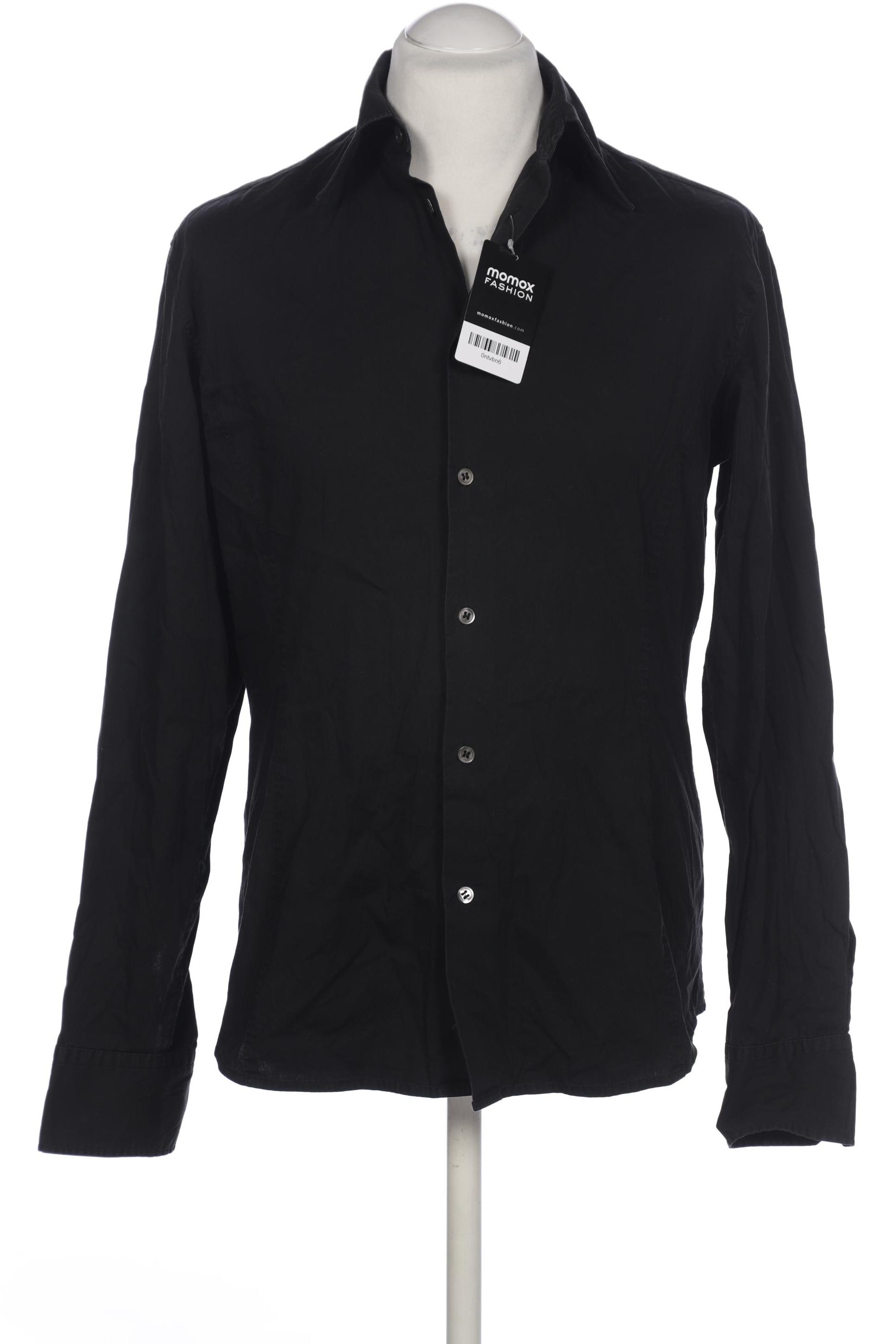 

Hallhuber Herren Hemd, schwarz, Gr. 50