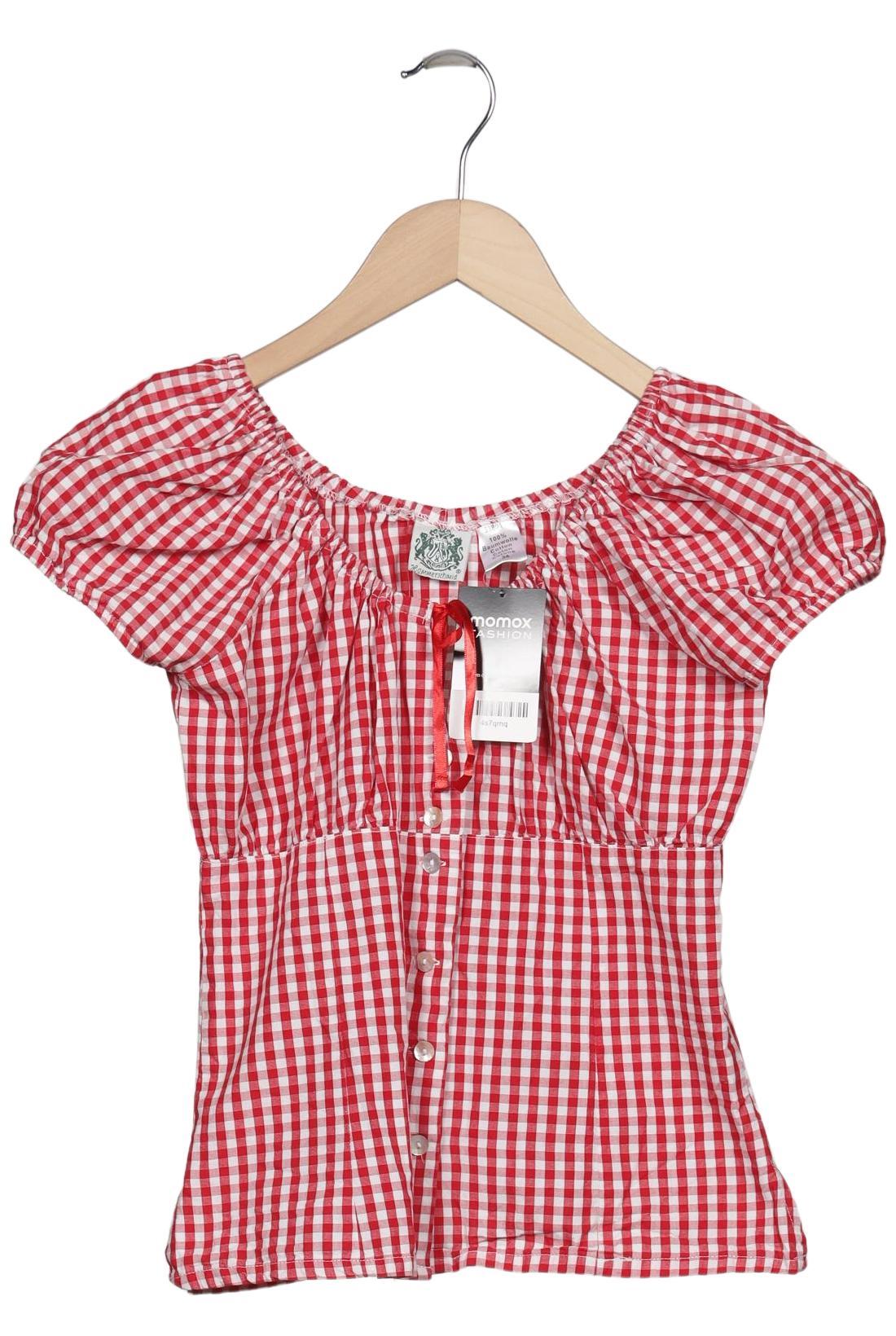 

Hammerschmid Damen Bluse, rot, Gr. 34
