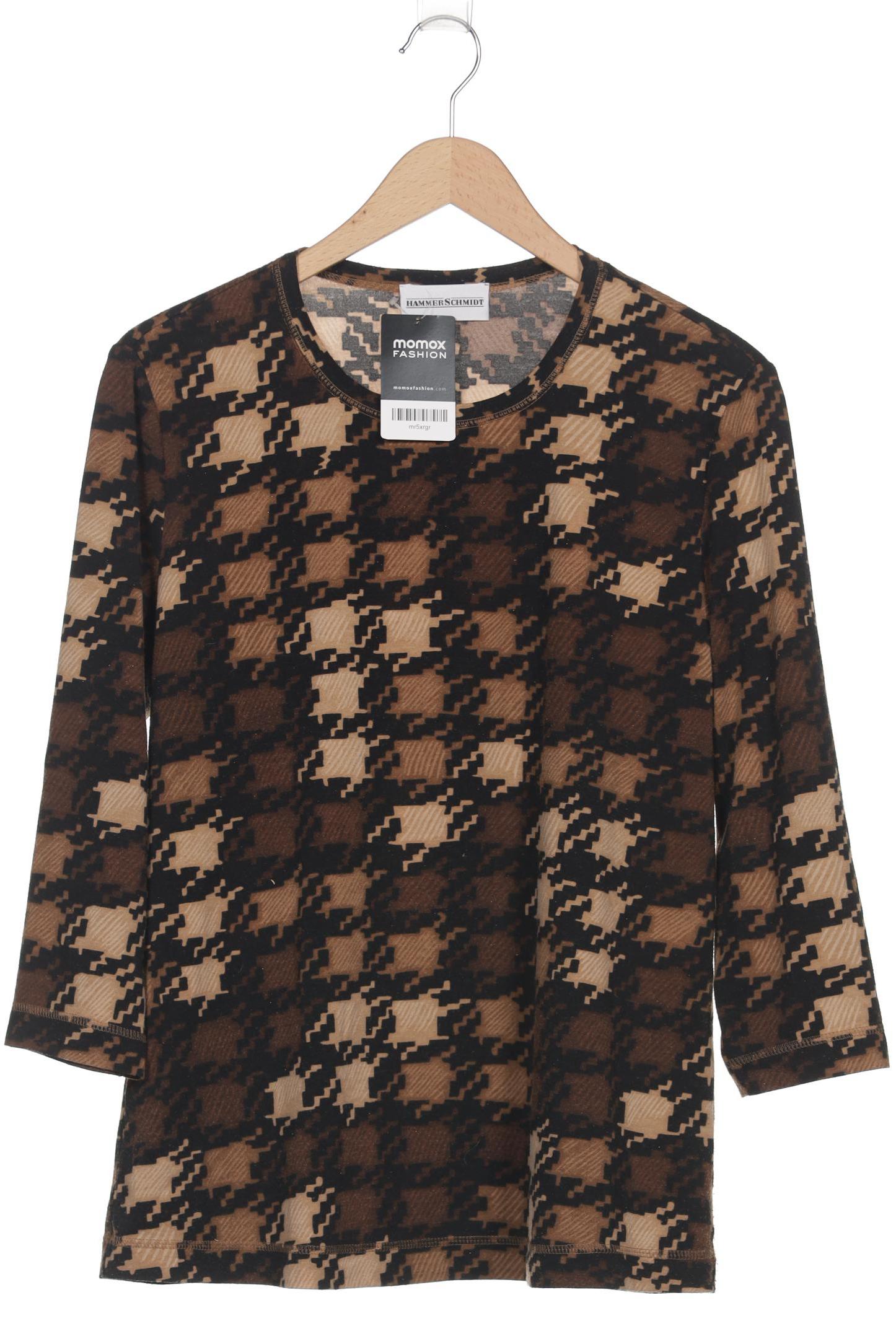 

Hammerschmid Damen Langarmshirt, braun, Gr. 46