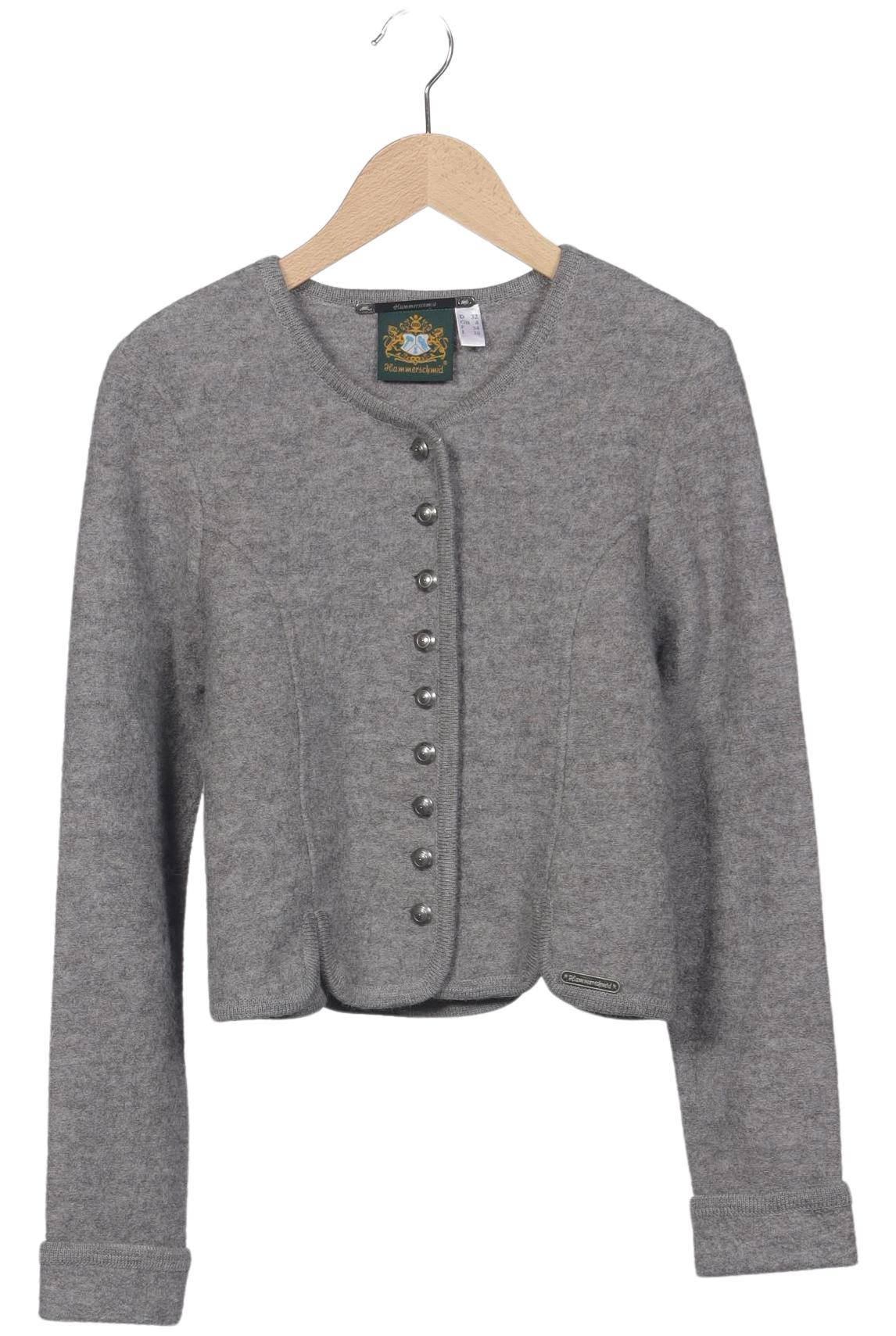 

Hammerschmid Damen Strickjacke, grau, Gr. 32