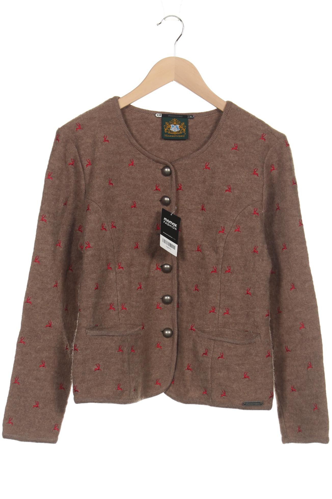 

Hammerschmid Damen Strickjacke, braun, Gr. 42