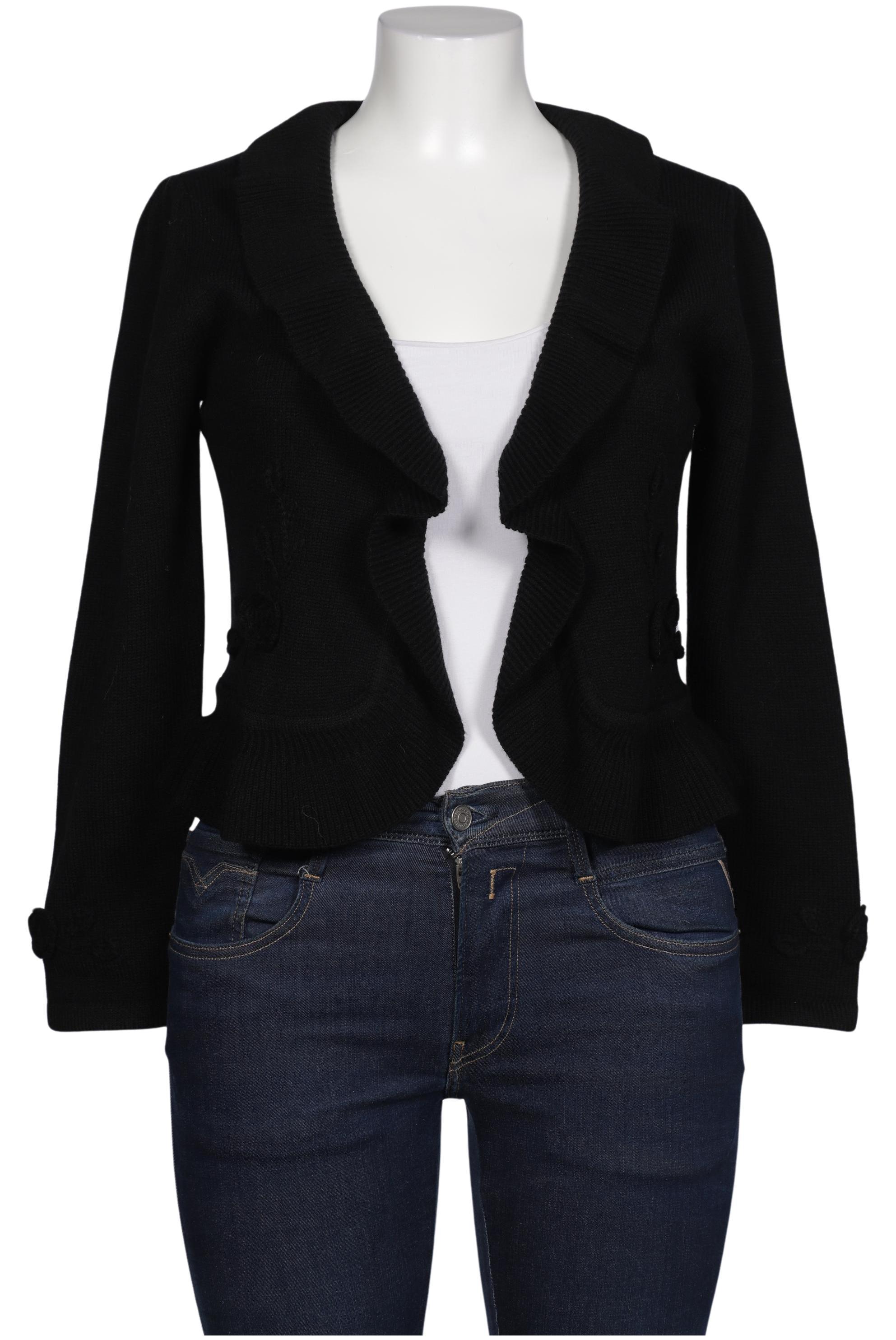 

Hammerschmid Damen Strickjacke, schwarz, Gr. 42