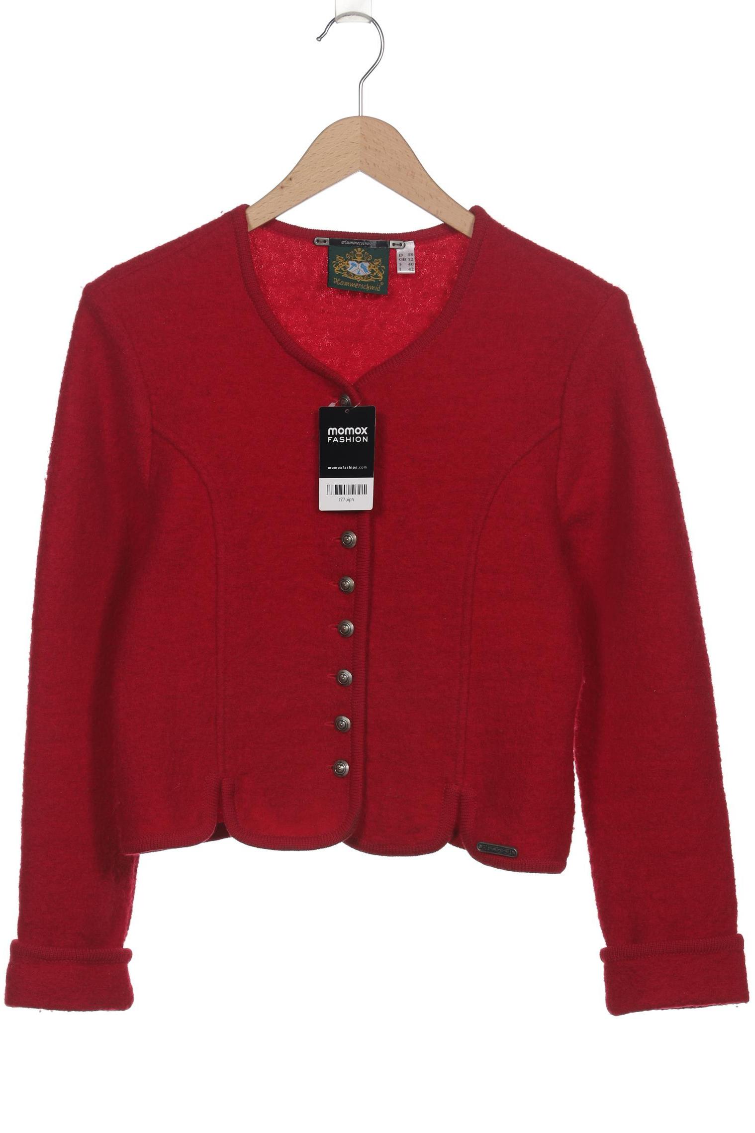 

Hammerschmid Damen Strickjacke, rot, Gr. 38