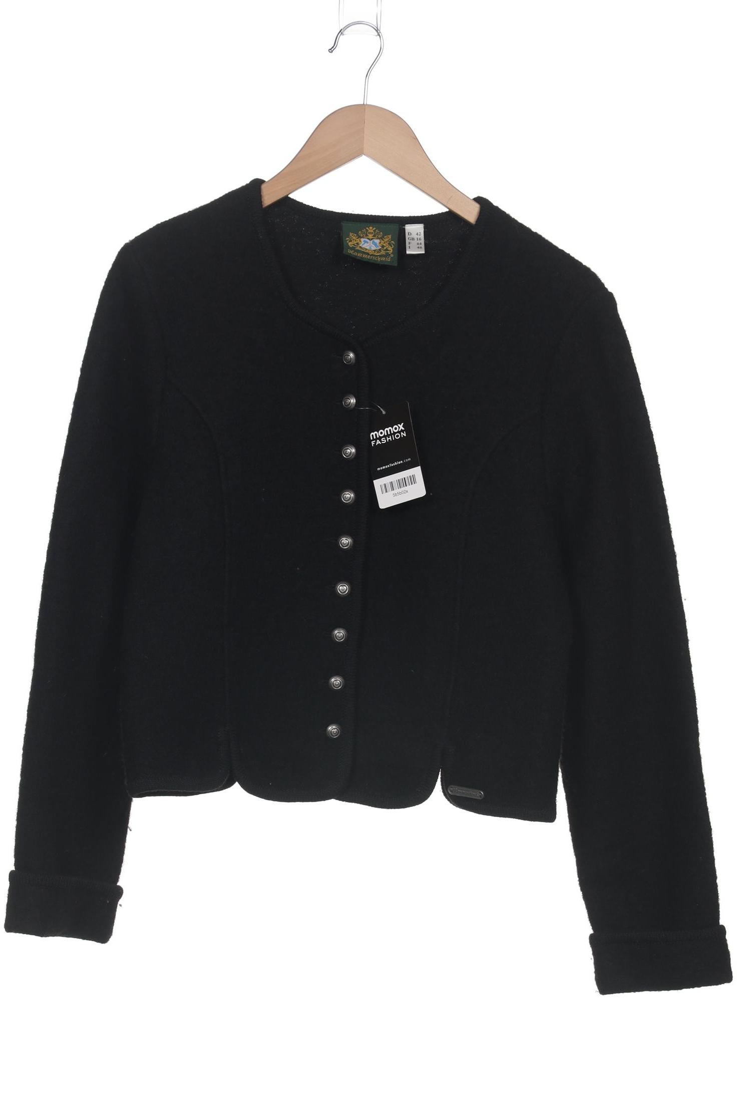 

Hammerschmid Damen Strickjacke, schwarz, Gr. 42