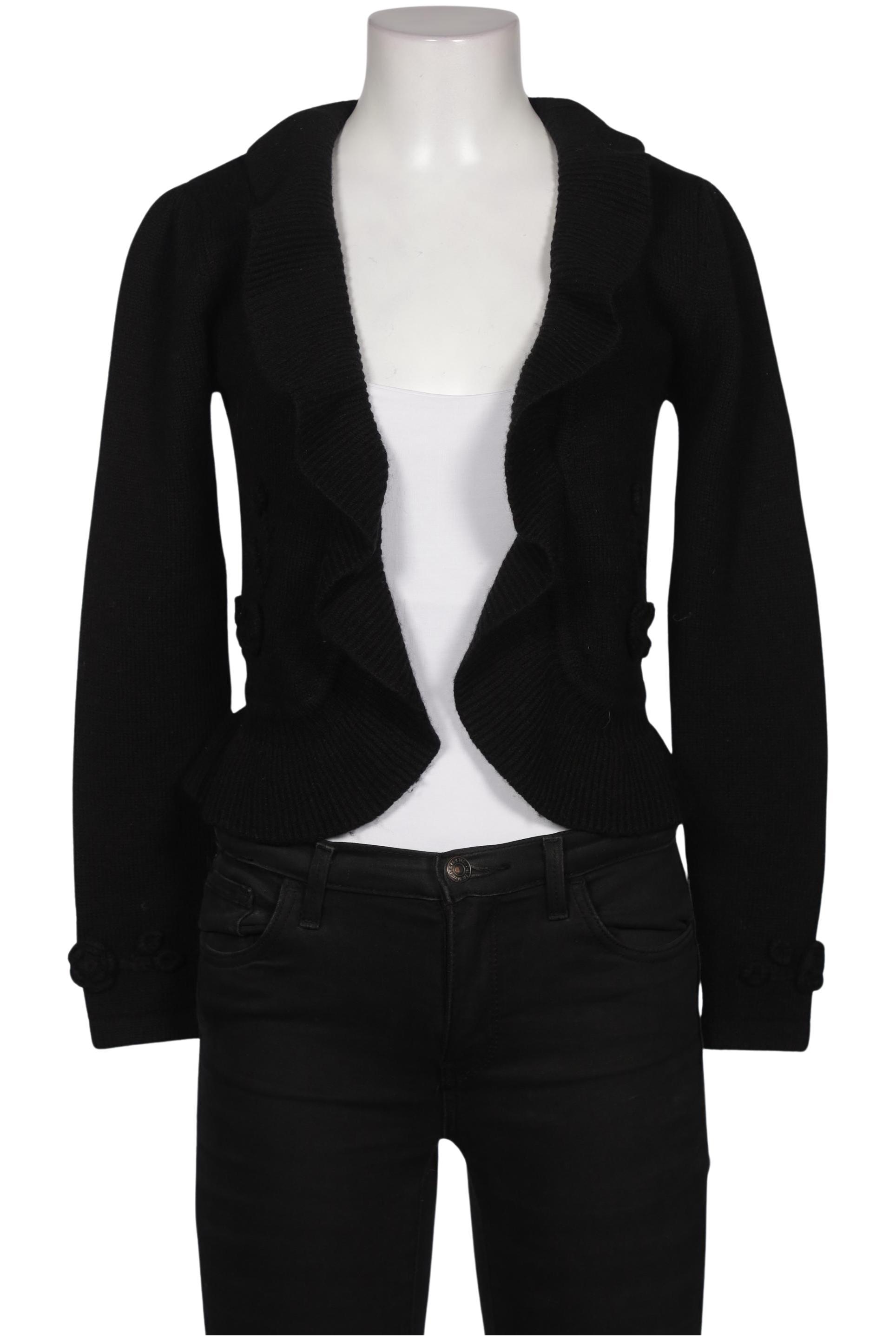 

Hammerschmid Damen Strickjacke, schwarz, Gr. 36