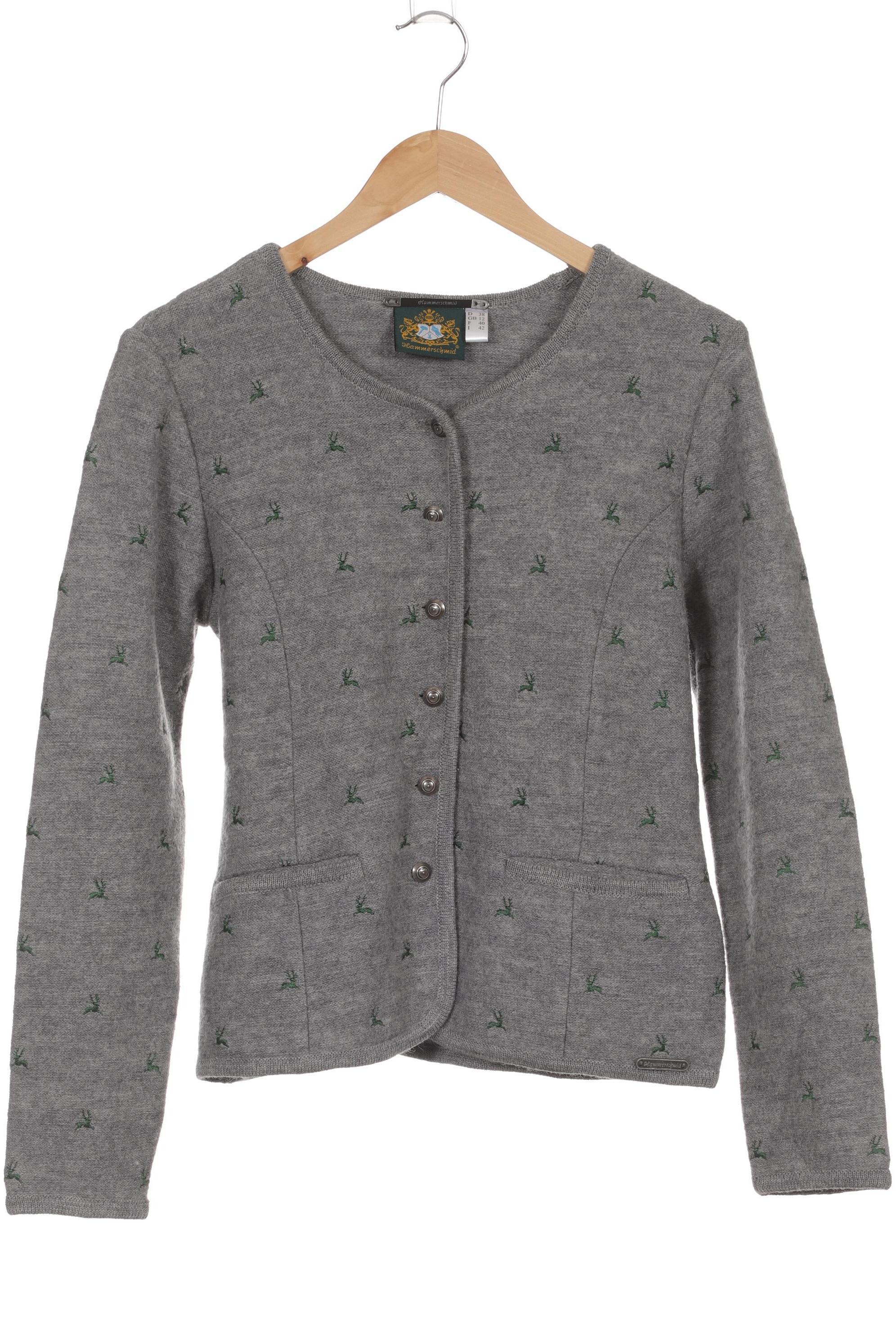 

Hammerschmid Damen Strickjacke, grau, Gr. 38
