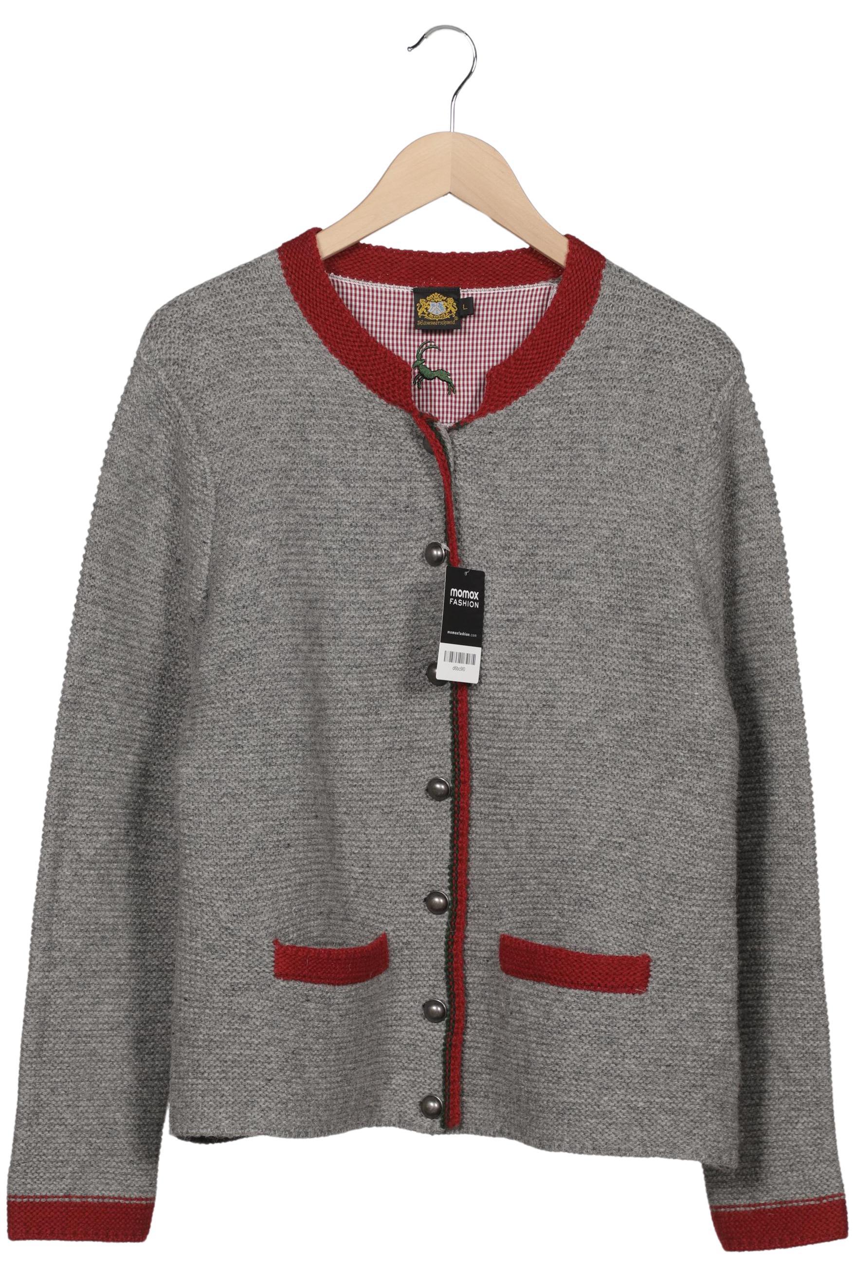 

Hammerschmid Damen Strickjacke, grau, Gr. 42