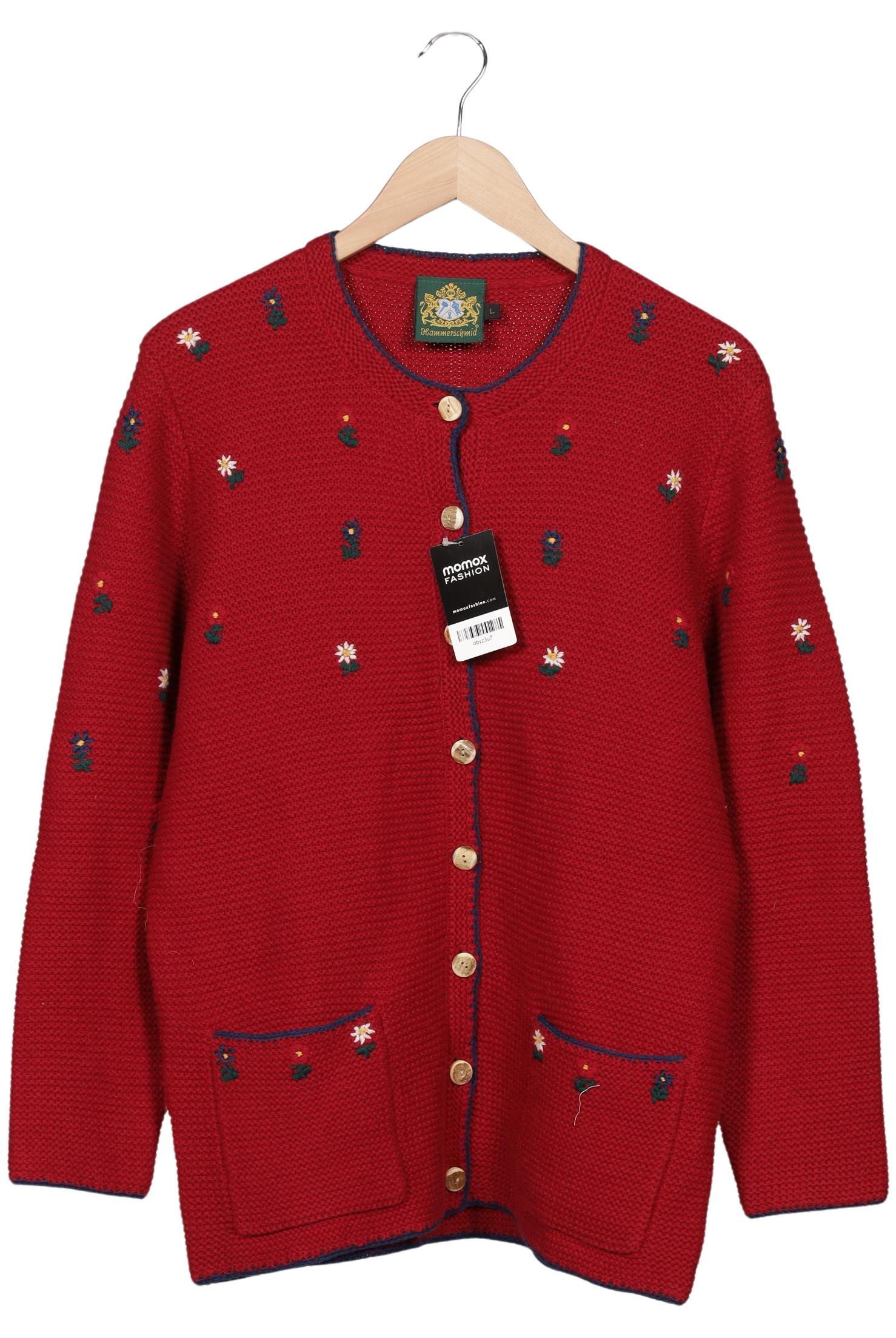 

Hammerschmid Damen Strickjacke, rot, Gr. 42