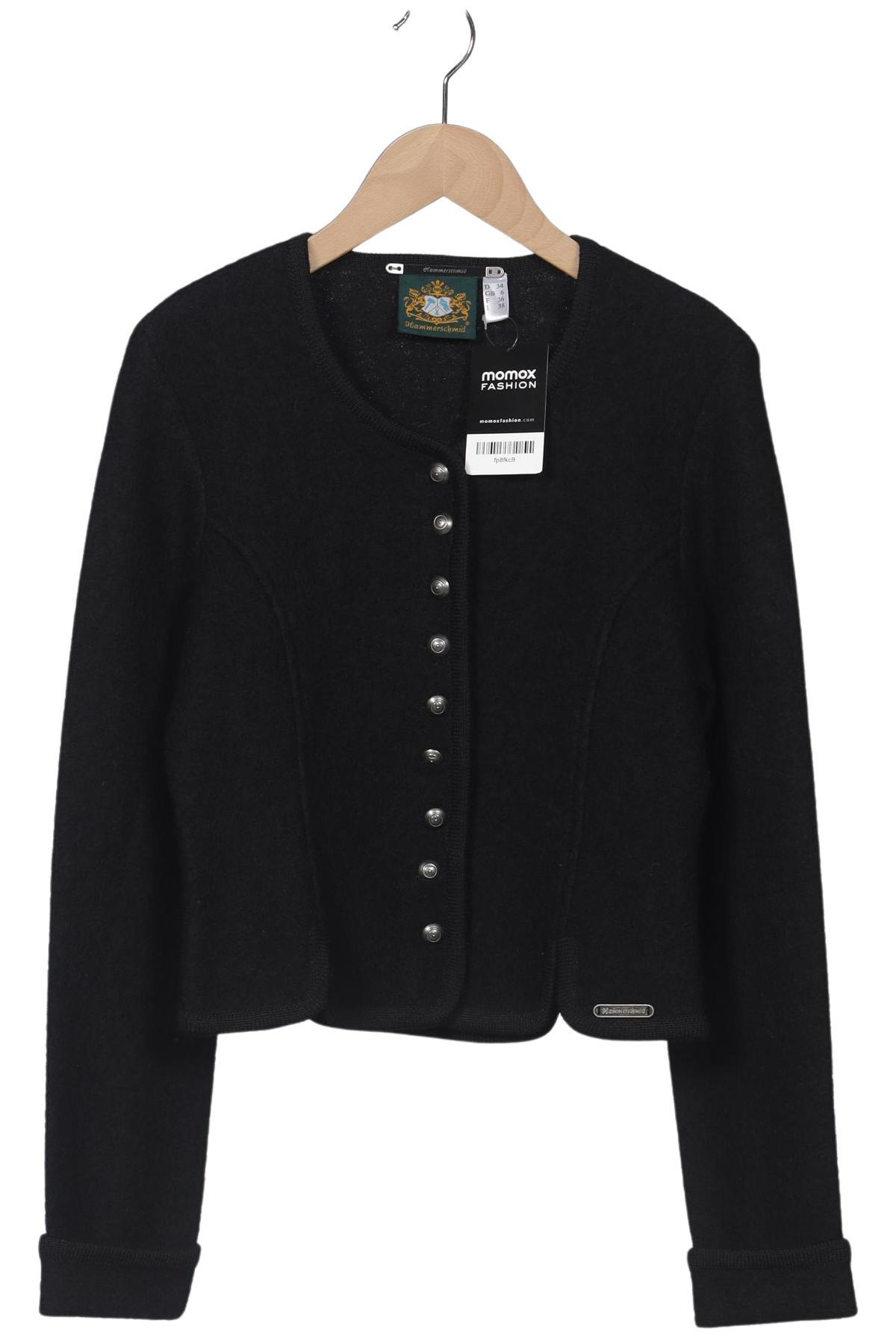 

Hammerschmid Damen Strickjacke, schwarz, Gr. 34