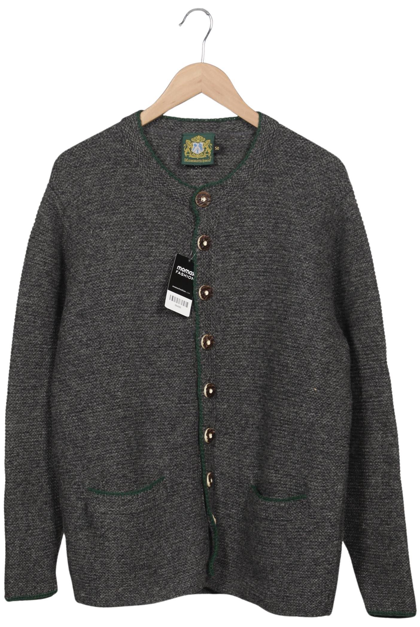 

Hammerschmid Herren Strickjacke, grau, Gr. 50