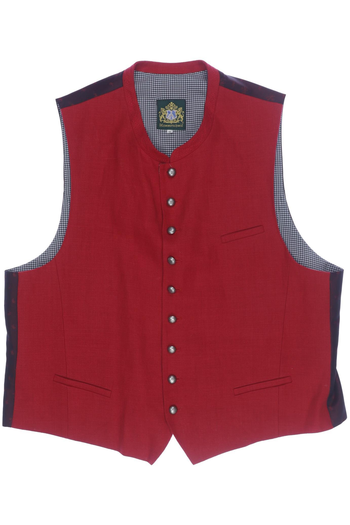 

Hammerschmid Herren Weste, rot, Gr. 56