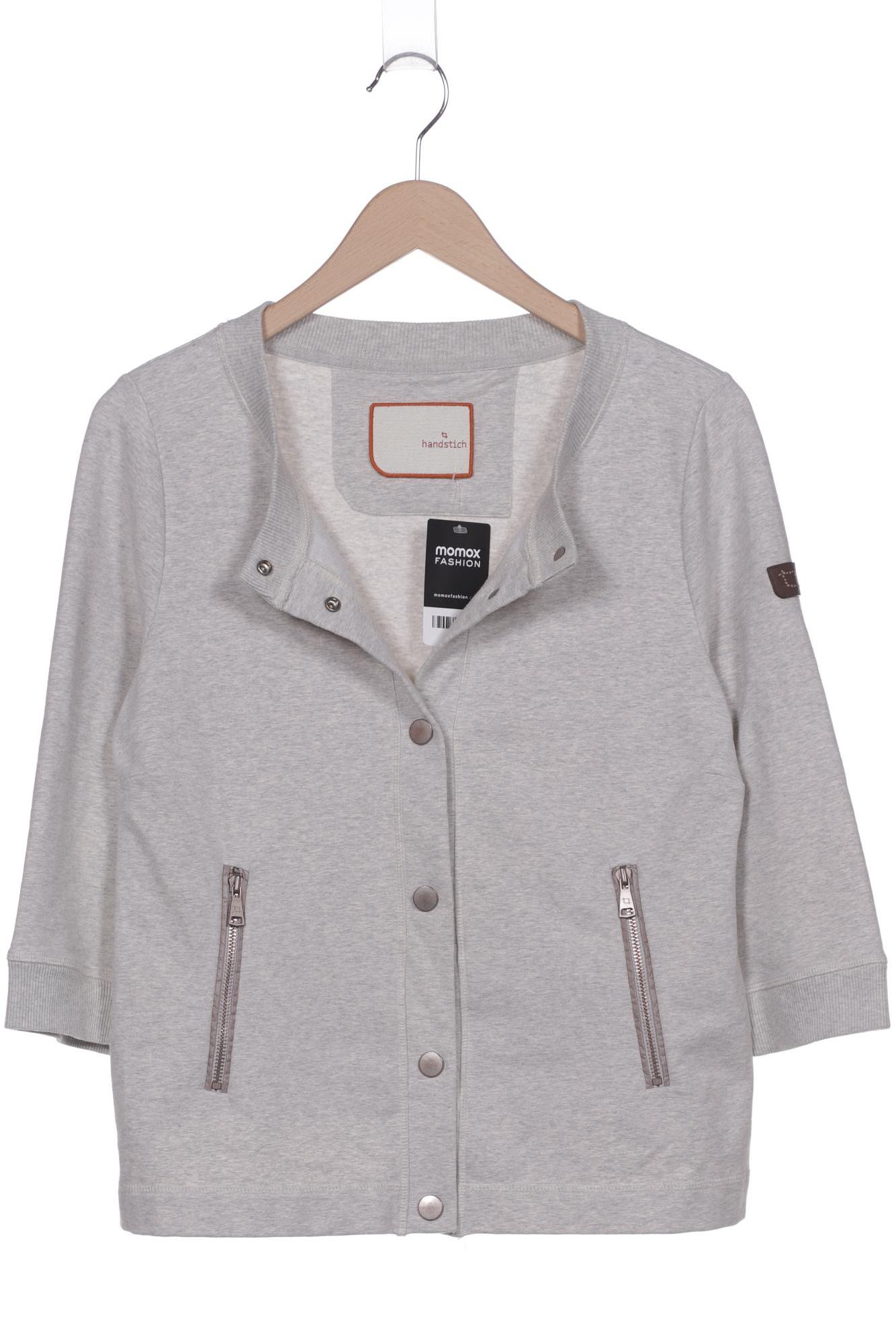 

handstich Damen Strickjacke, grau, Gr. 40