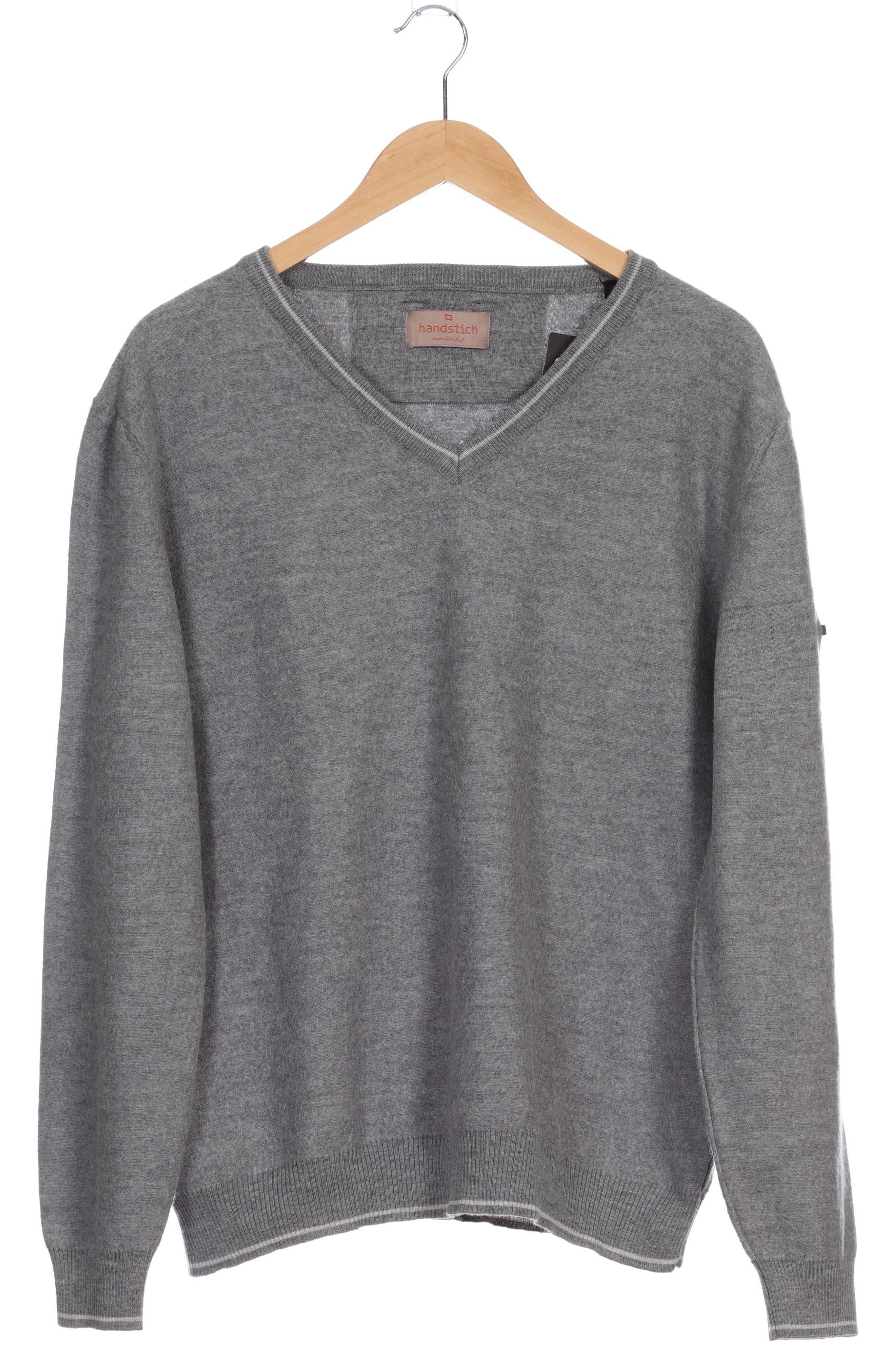 Thumbnail - handstich Herren Pullover, grau, Gr.