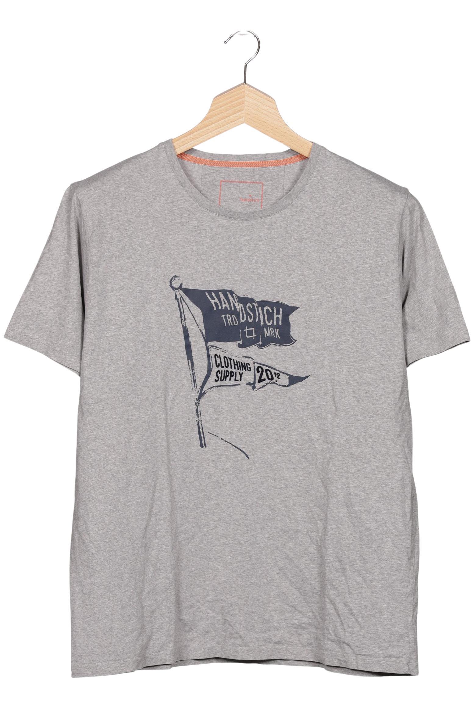 

handstich Herren T-Shirt, grau, Gr. 58