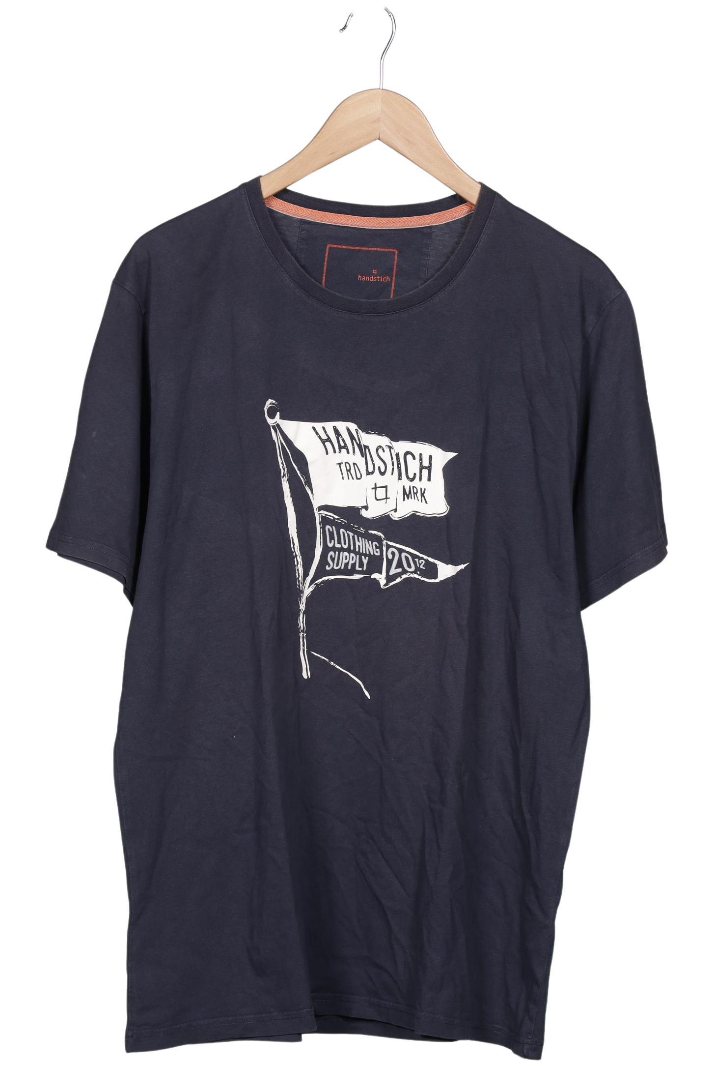 

handstich Herren T-Shirt, marineblau, Gr. 56