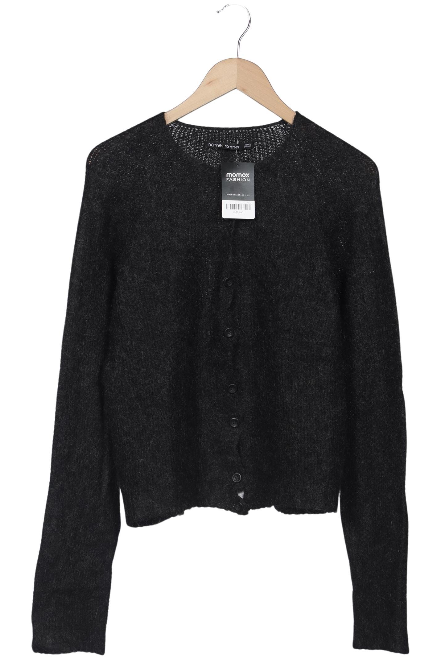 

hannes roether Damen Strickjacke, schwarz, Gr. 42
