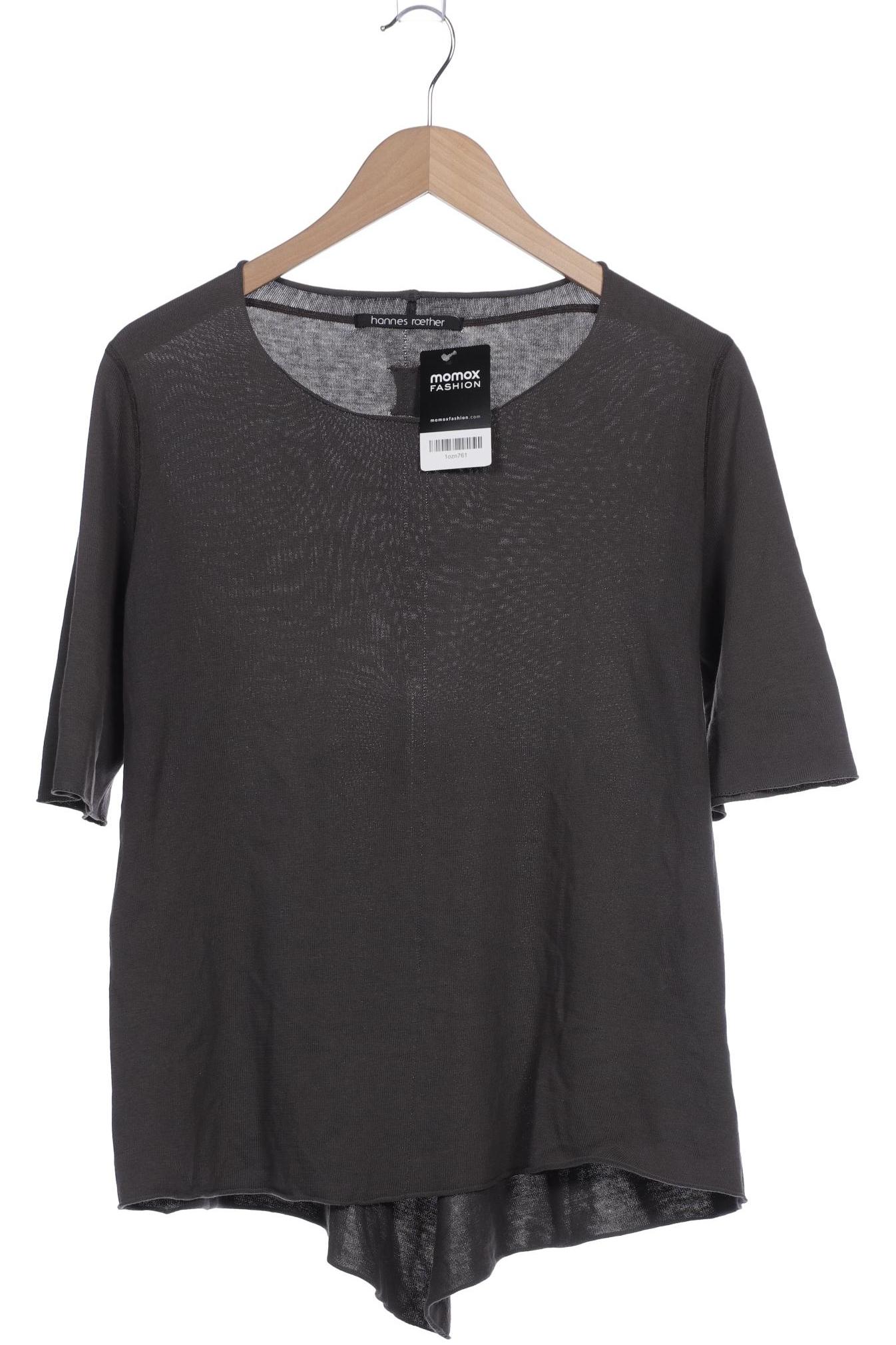 

hannes roether Damen T-Shirt, grau, Gr. 42