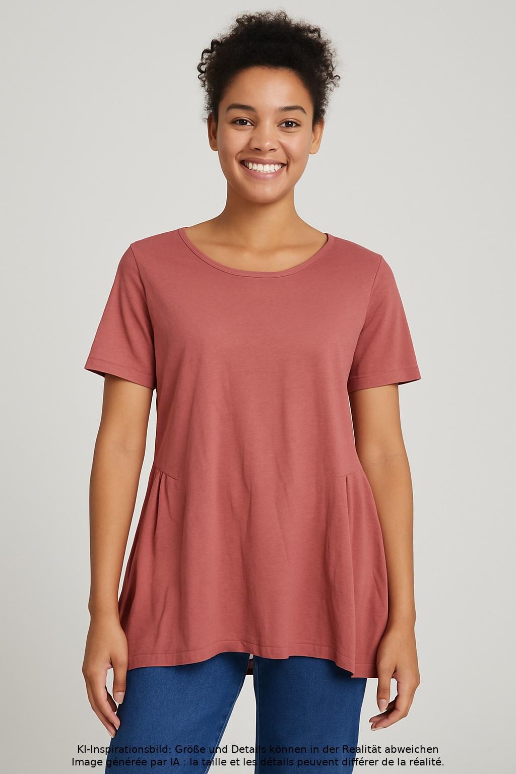 

hannes roether Damen T-Shirt, pink, Gr. 38