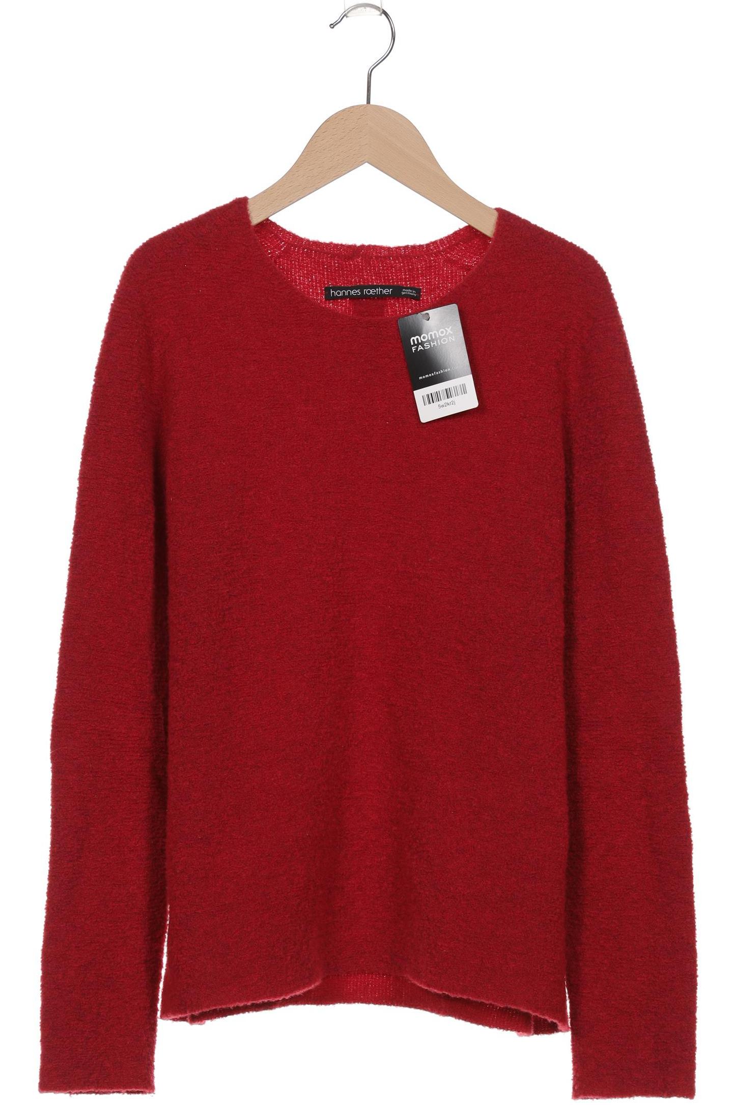 

hannes roether Damen Pullover, rot, Gr. 42